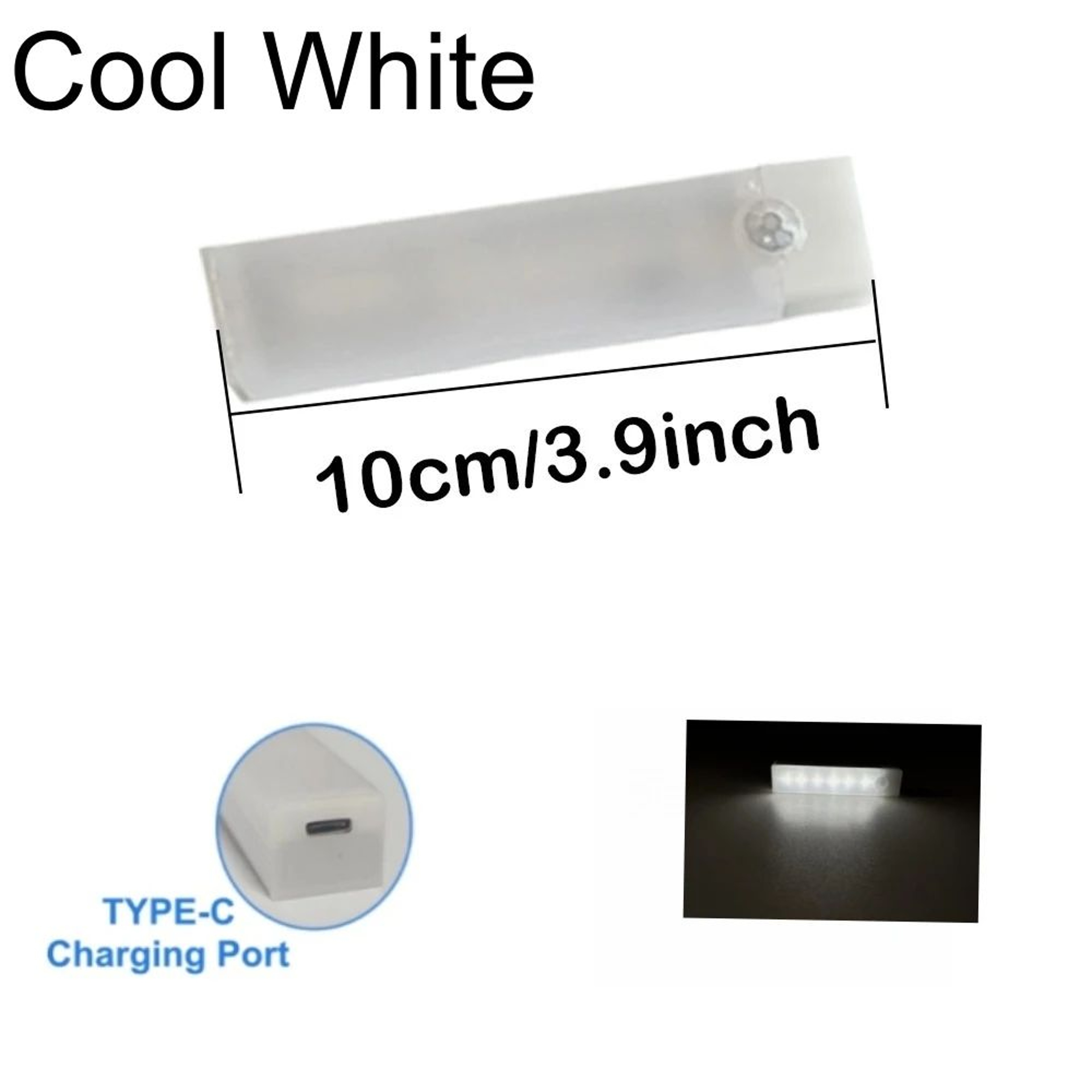 Rechargeable Motion Sensor LED Bar Light For Kitchen And Wardrobe 6