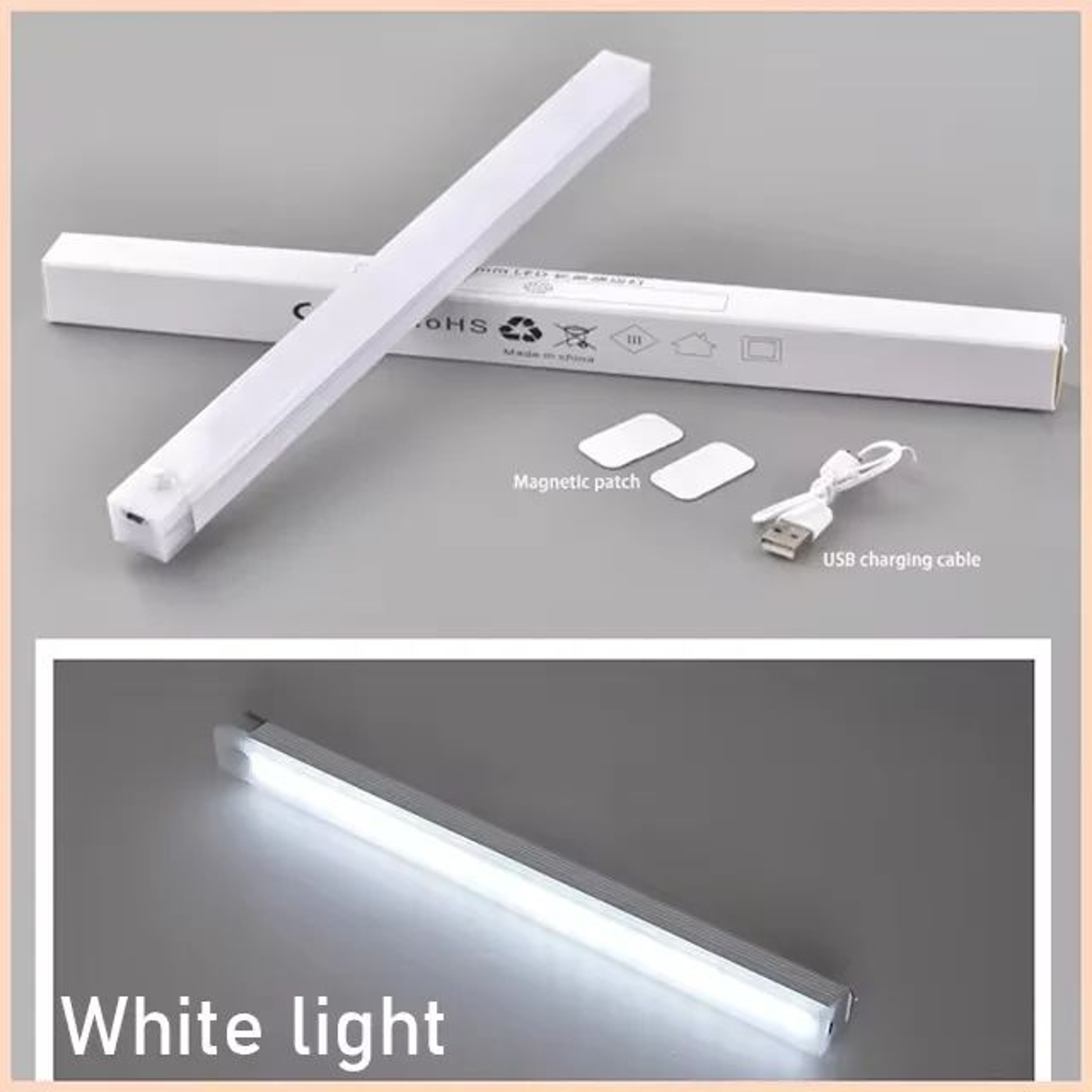 Rechargeable Motion Sensor LED Cabinet Bar Light 6