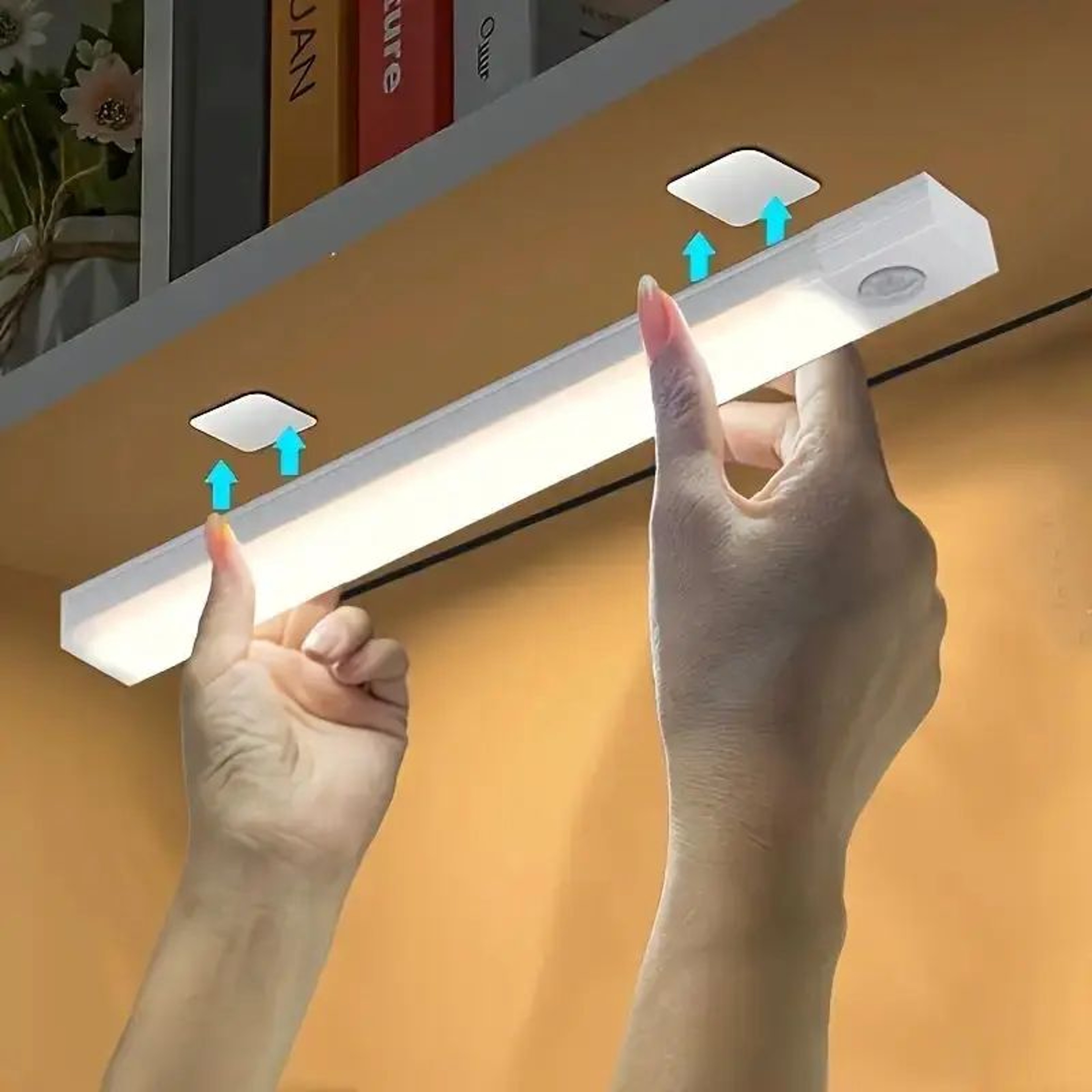 Rechargeable Motion Sensor LED Wardrobe Light With Magnetic Mount 0