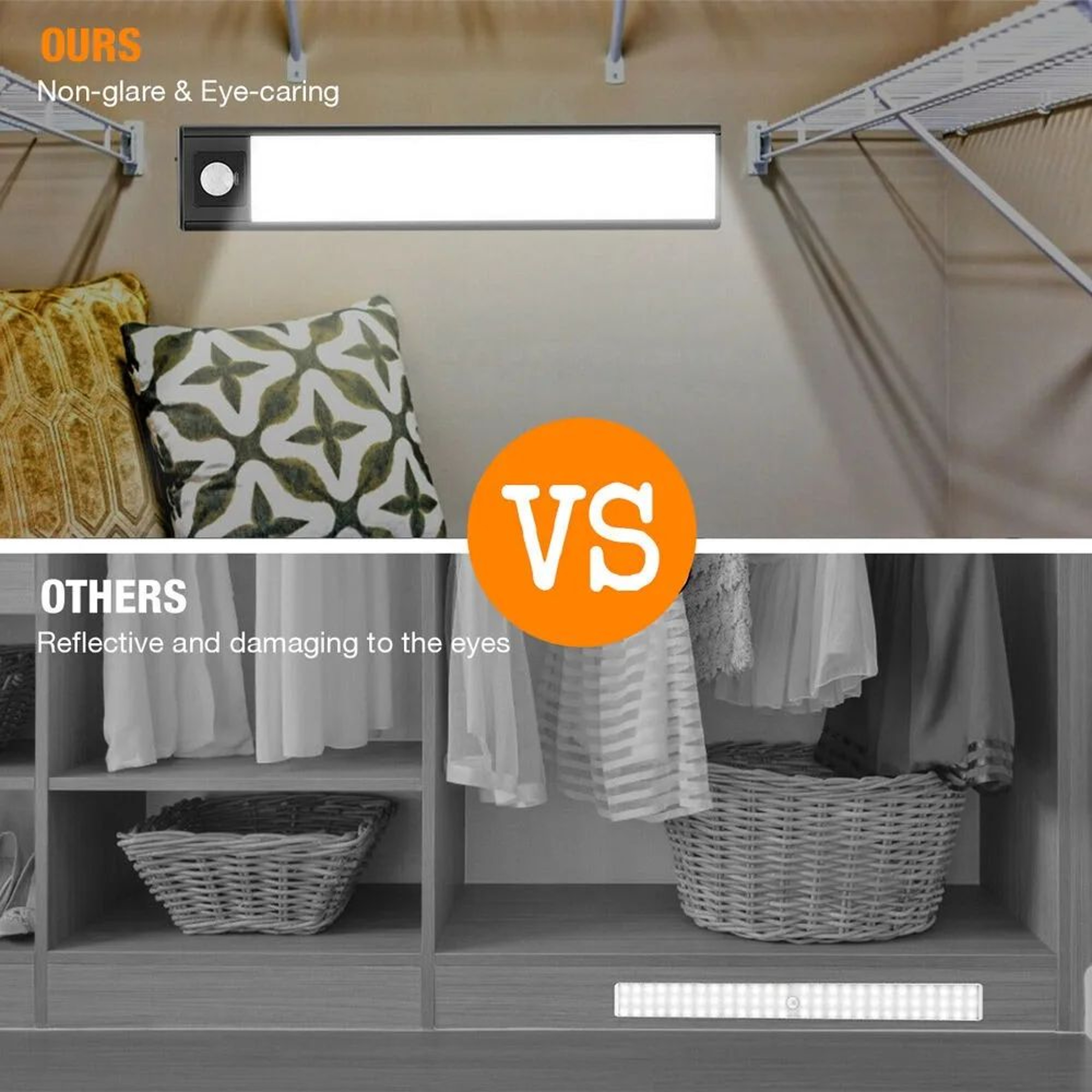 Rechargeable Motion Sensor Dimmable Under Cabinet Light 2