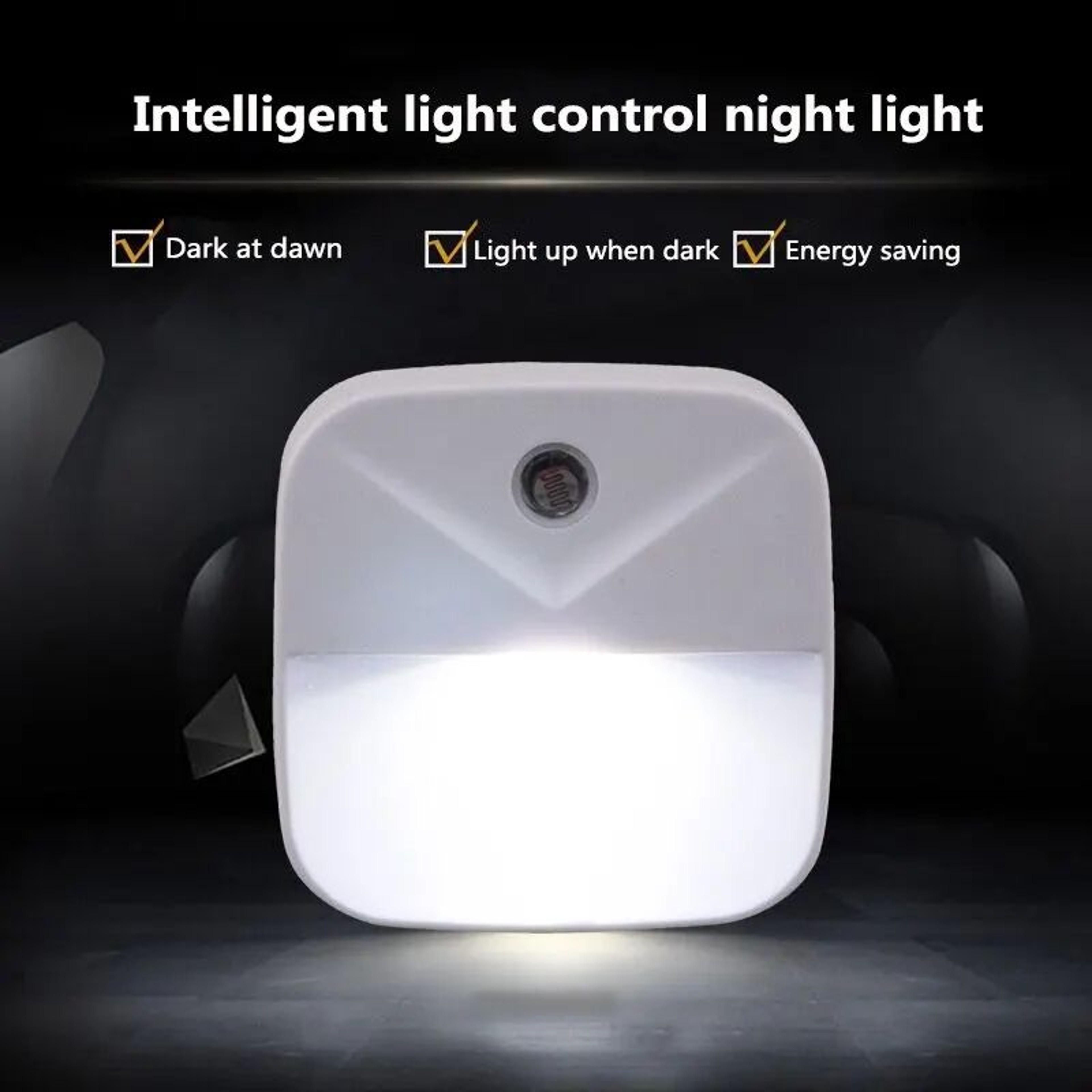Smart Motion Sensor LED Plug In Night Light 2