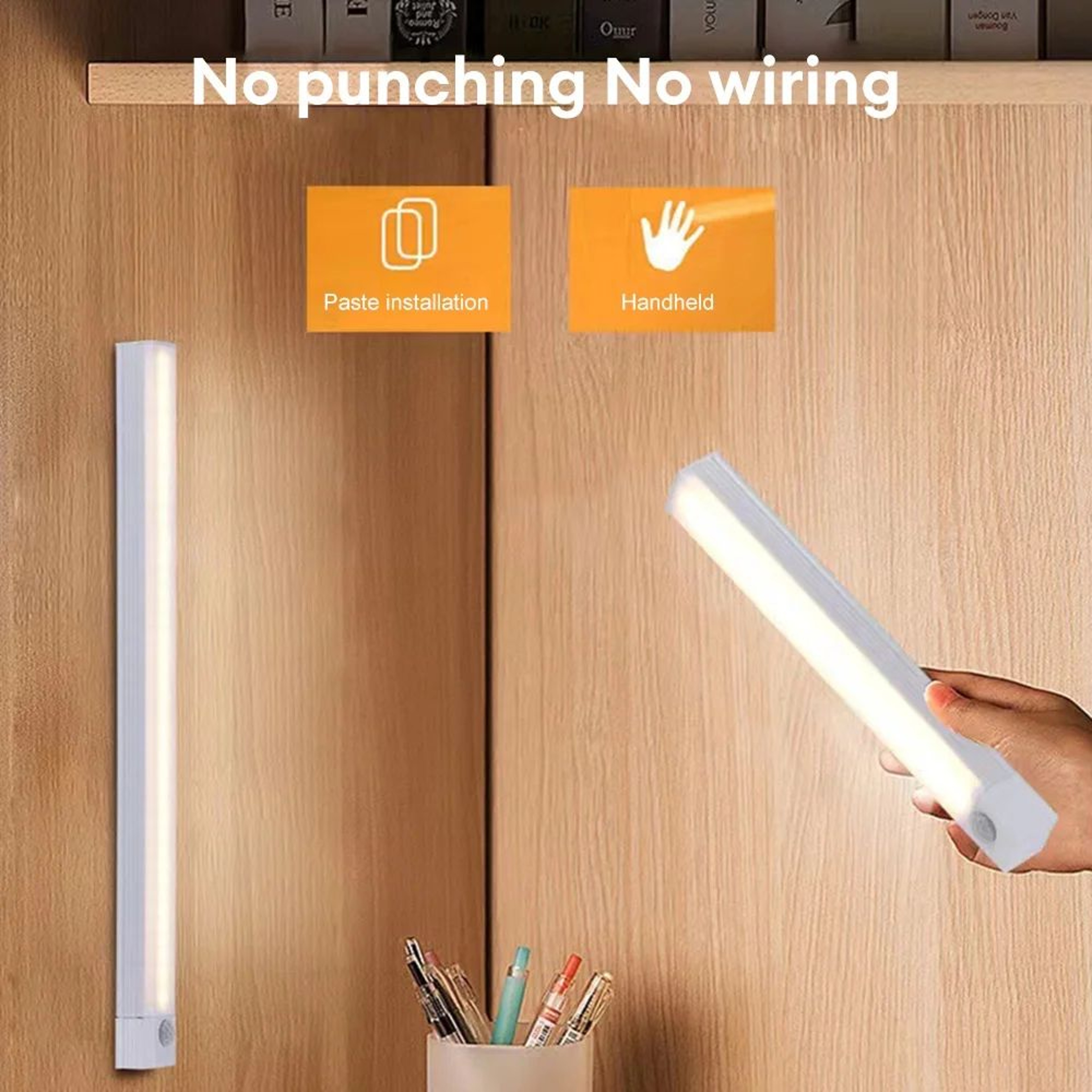 Wireless Motion Sensor LED Under Cabinet Bar Light 2