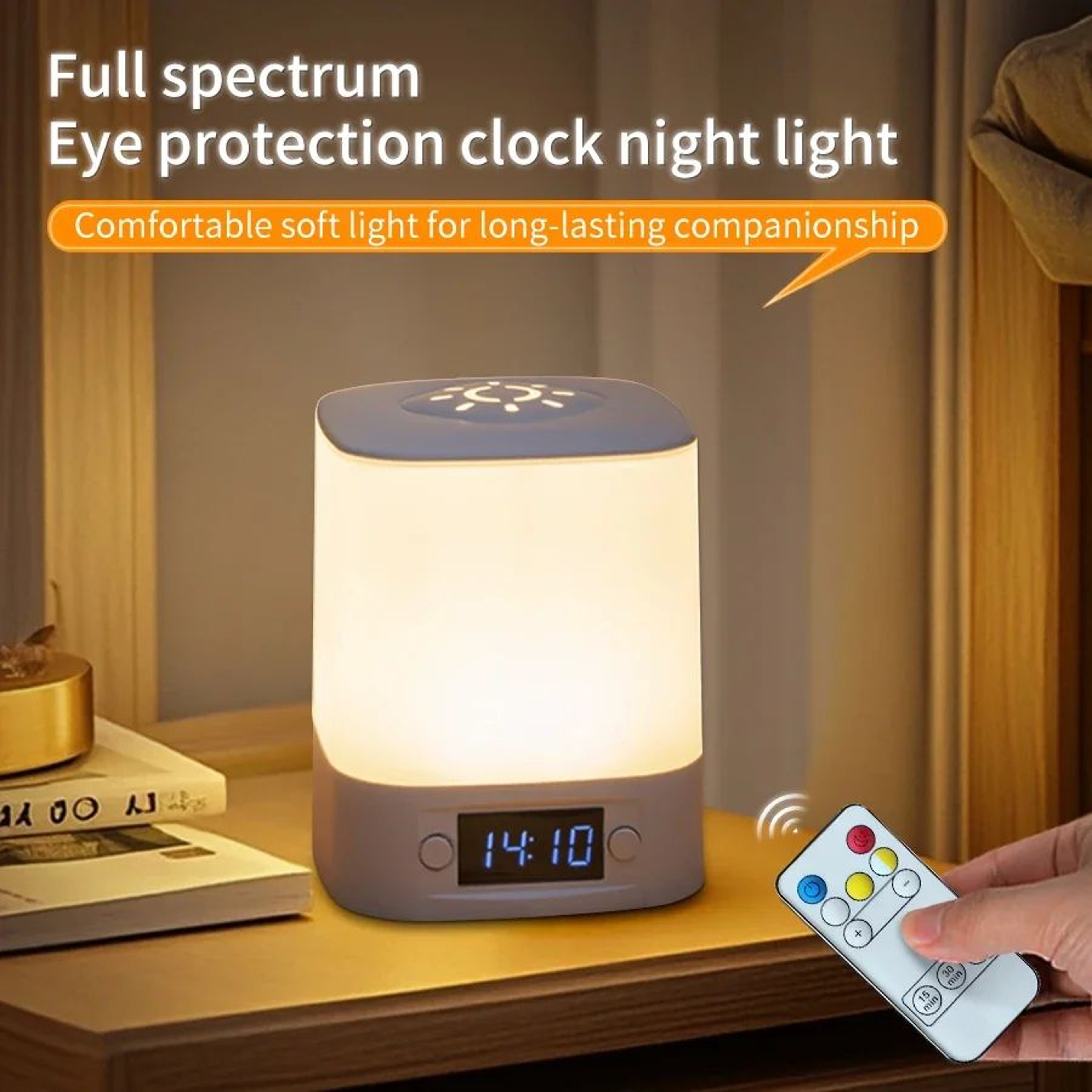 Touch Dimmable Rechargeable LED Bedside Night Lamp 1