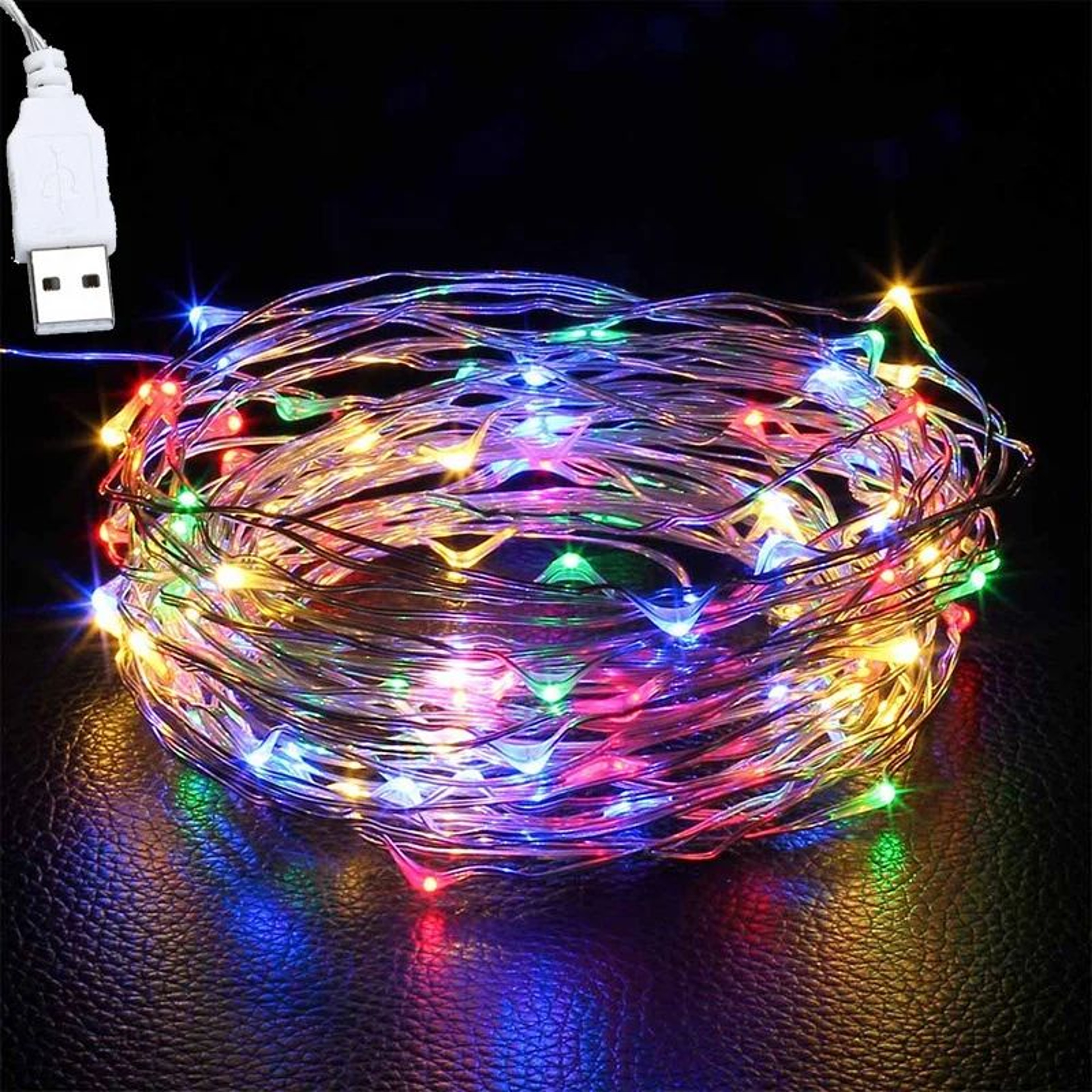 Copper Wire LED Fairy String Lights For Holiday And Party Decor 8