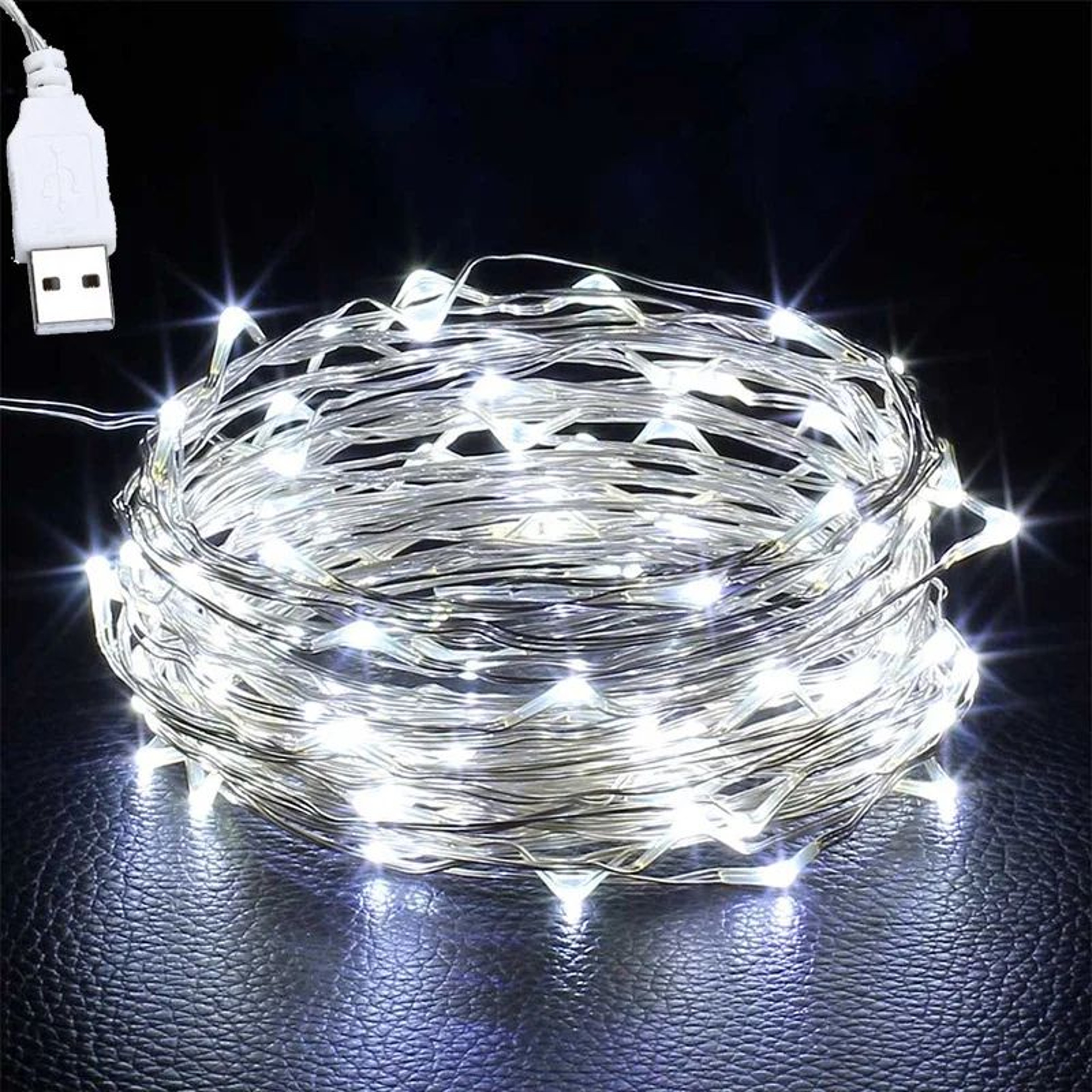 Copper Wire LED Fairy String Lights For Holiday And Party Decor 7