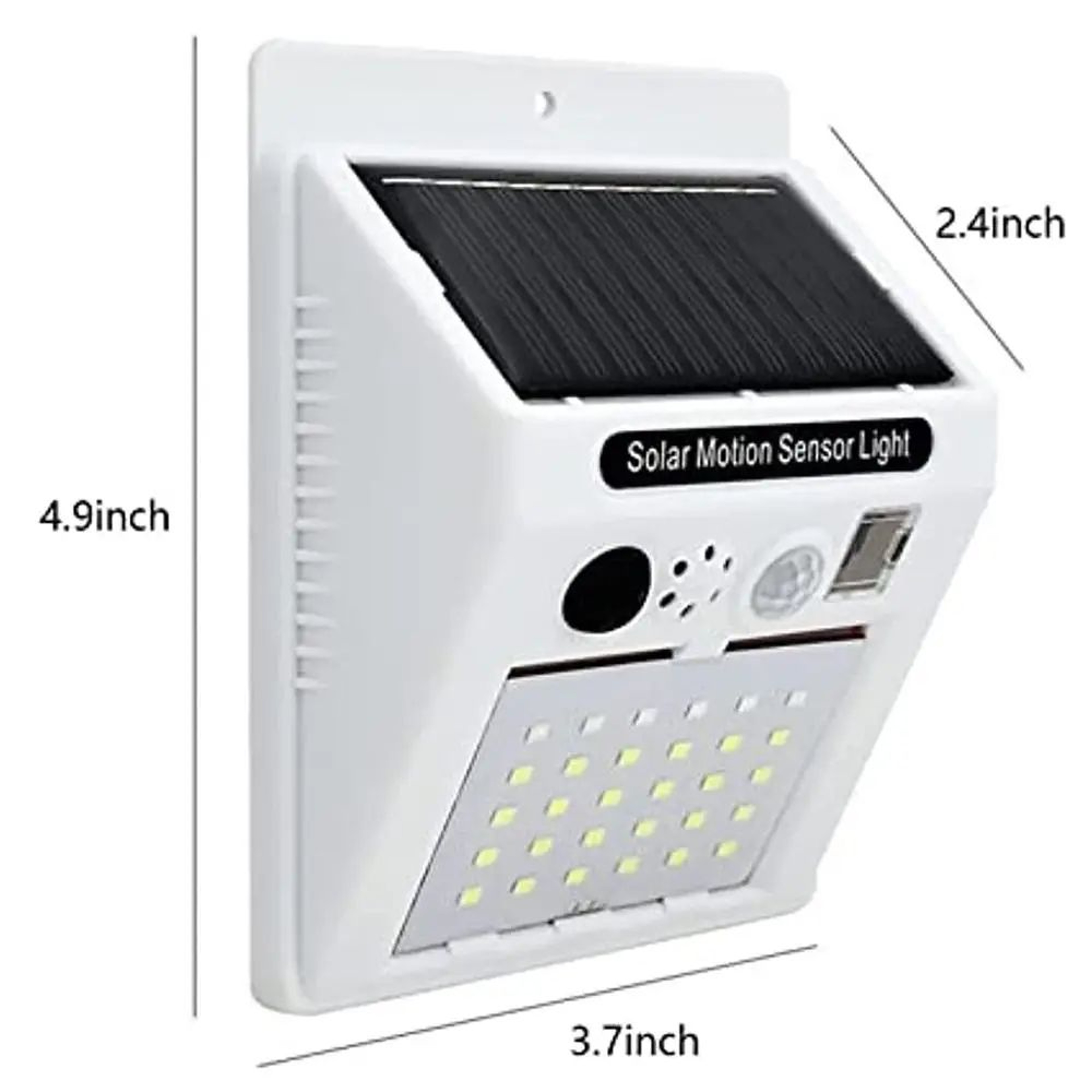 Solar Motion Sensor Security Light With Remote Control And Alarm 5