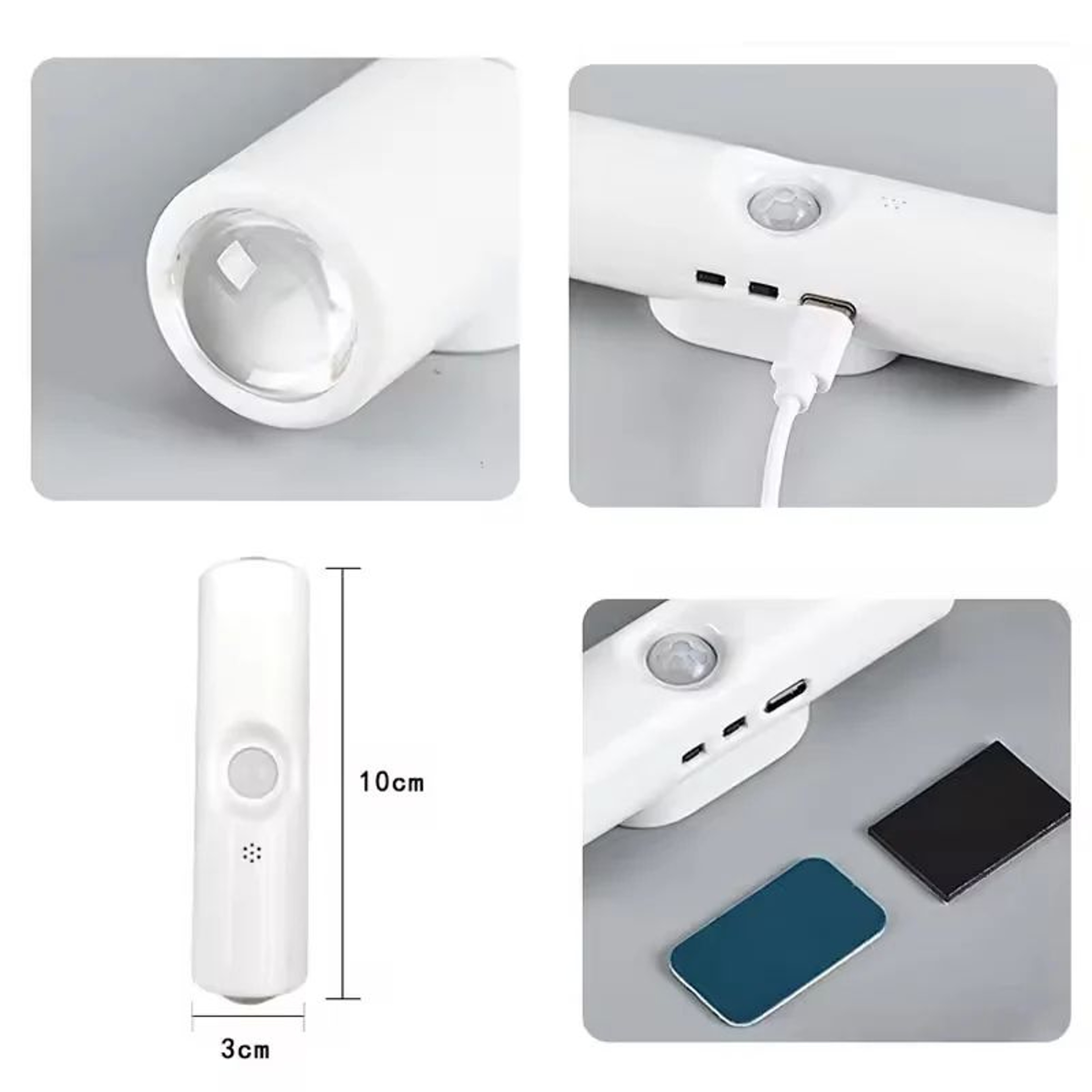 Smart RGB Gradient Motion Sensor Rechargeable Wall Light 1