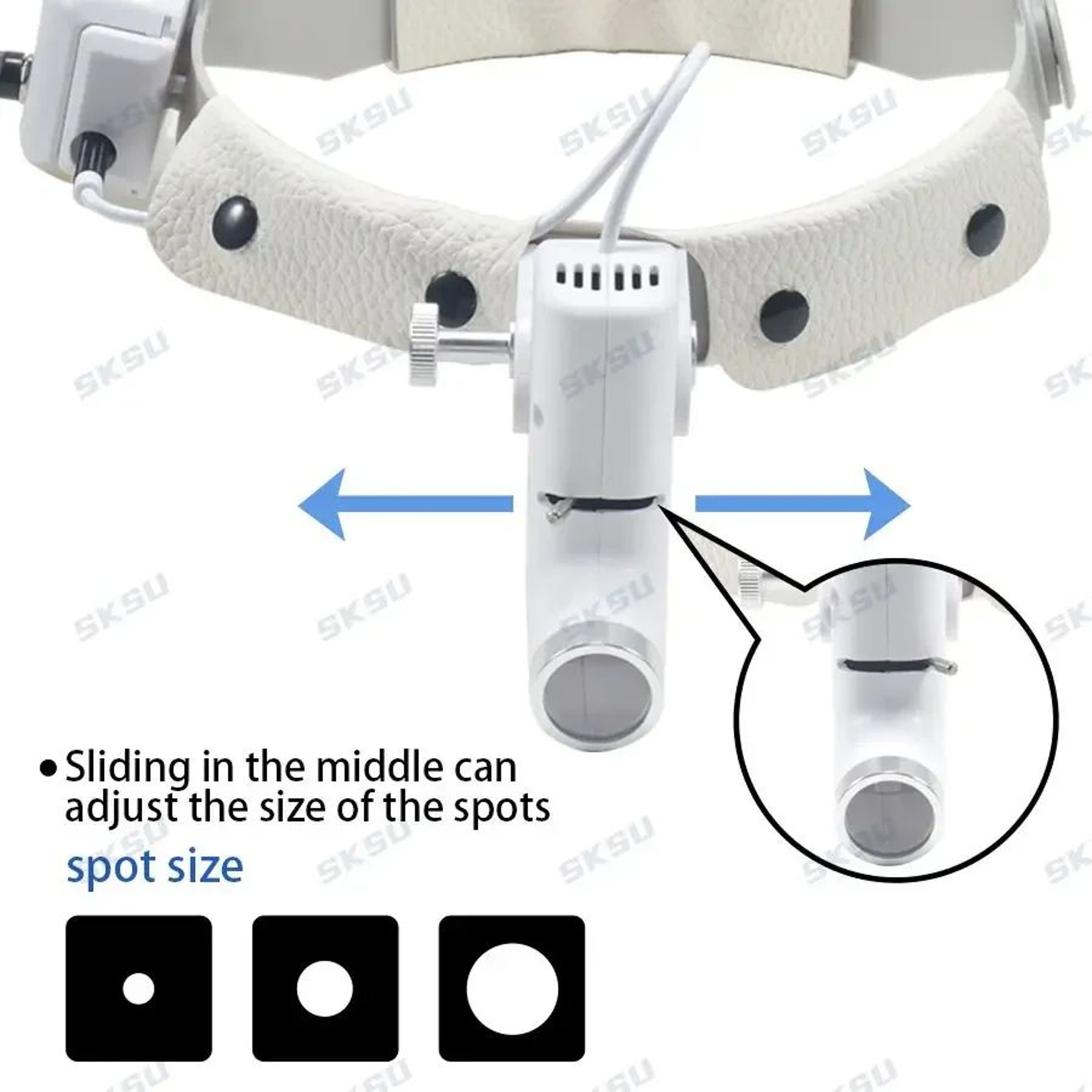 5W LED Dental Headlight Lamp For Loupes And Clinical Work 2