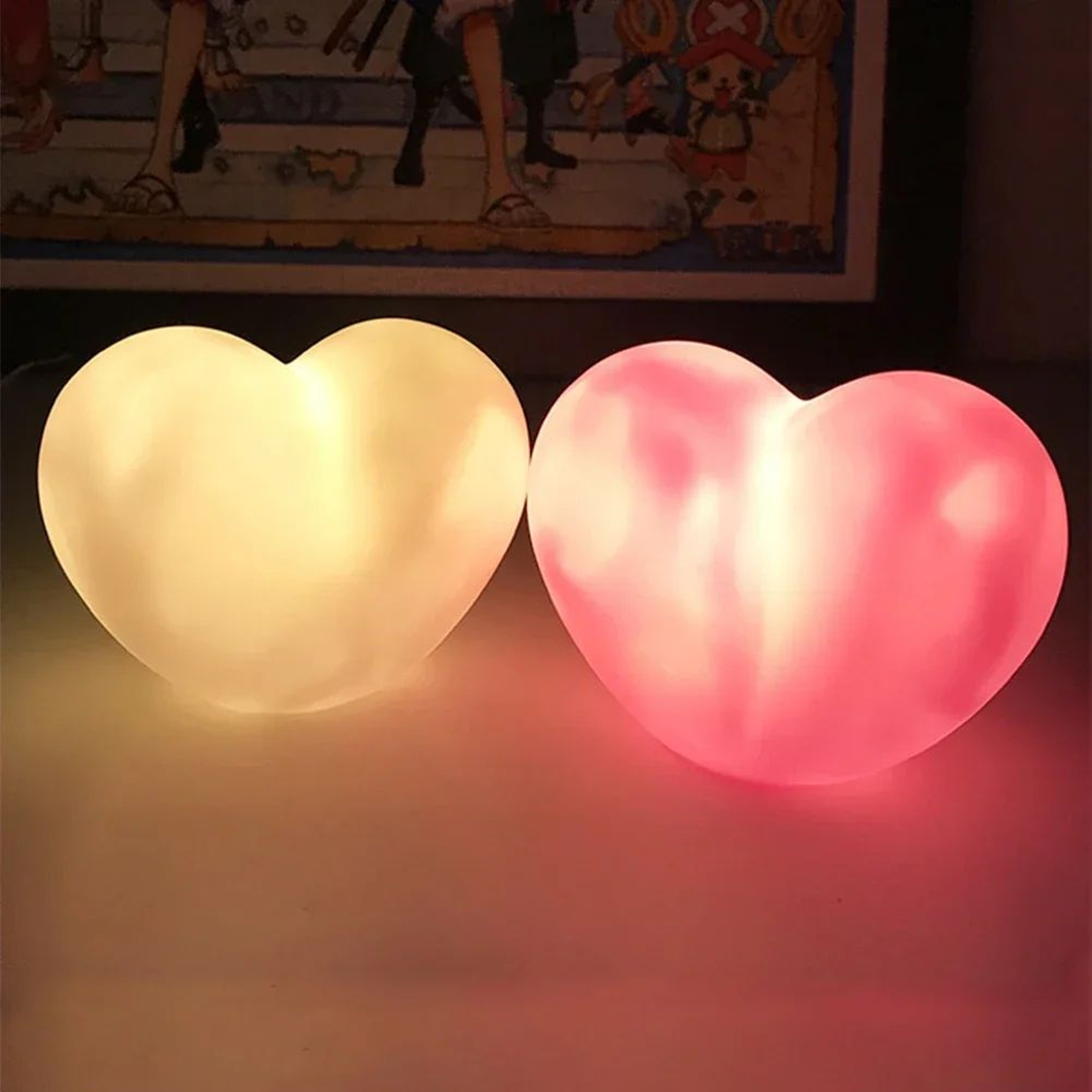 Romantic Love Heart LED 3D Night Light For Home Decor 0