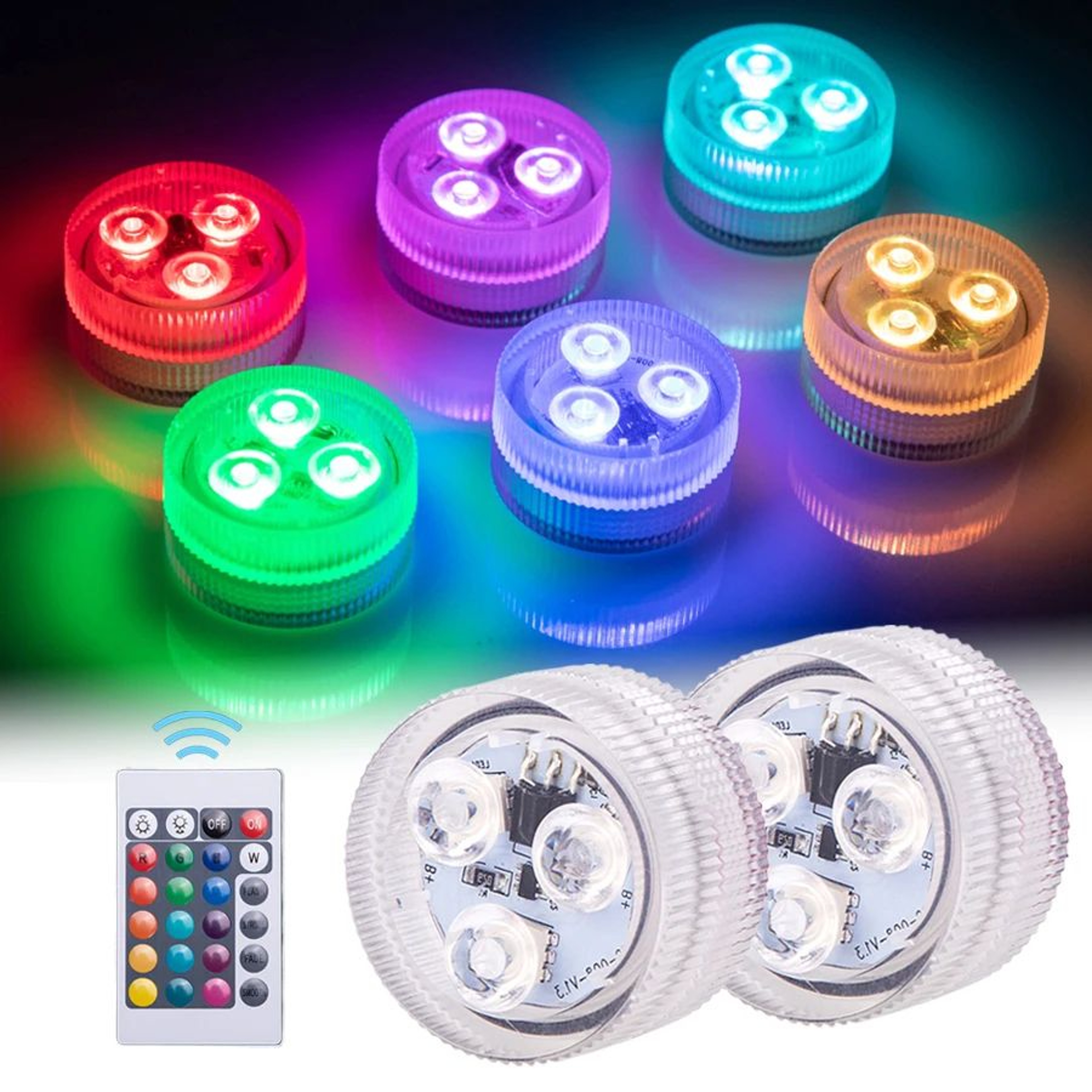 RGB LED 16 Color Remote Control Atmosphere Light 0