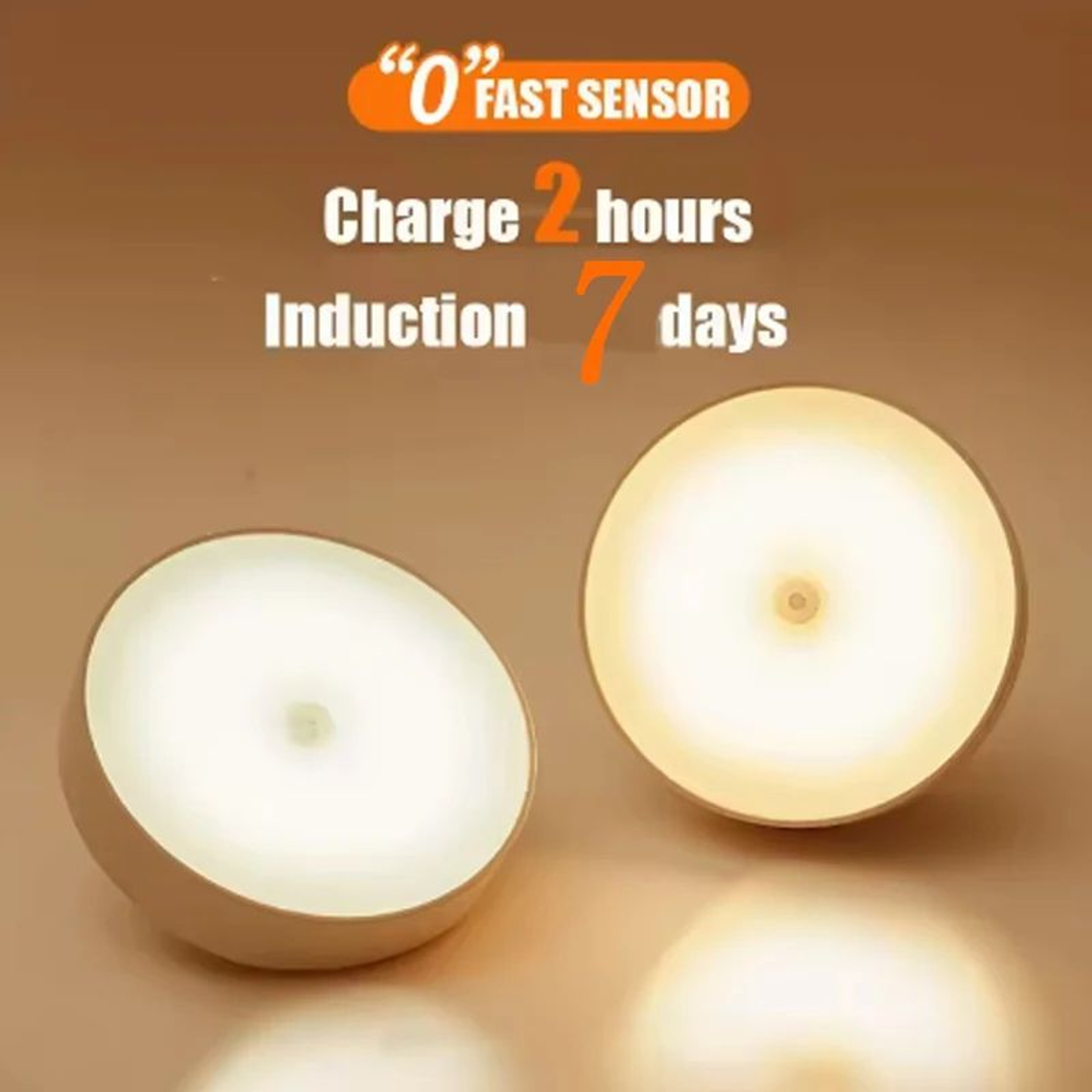 Rechargeable Motion Sensor LED Lamp Cabinet Night Light 0