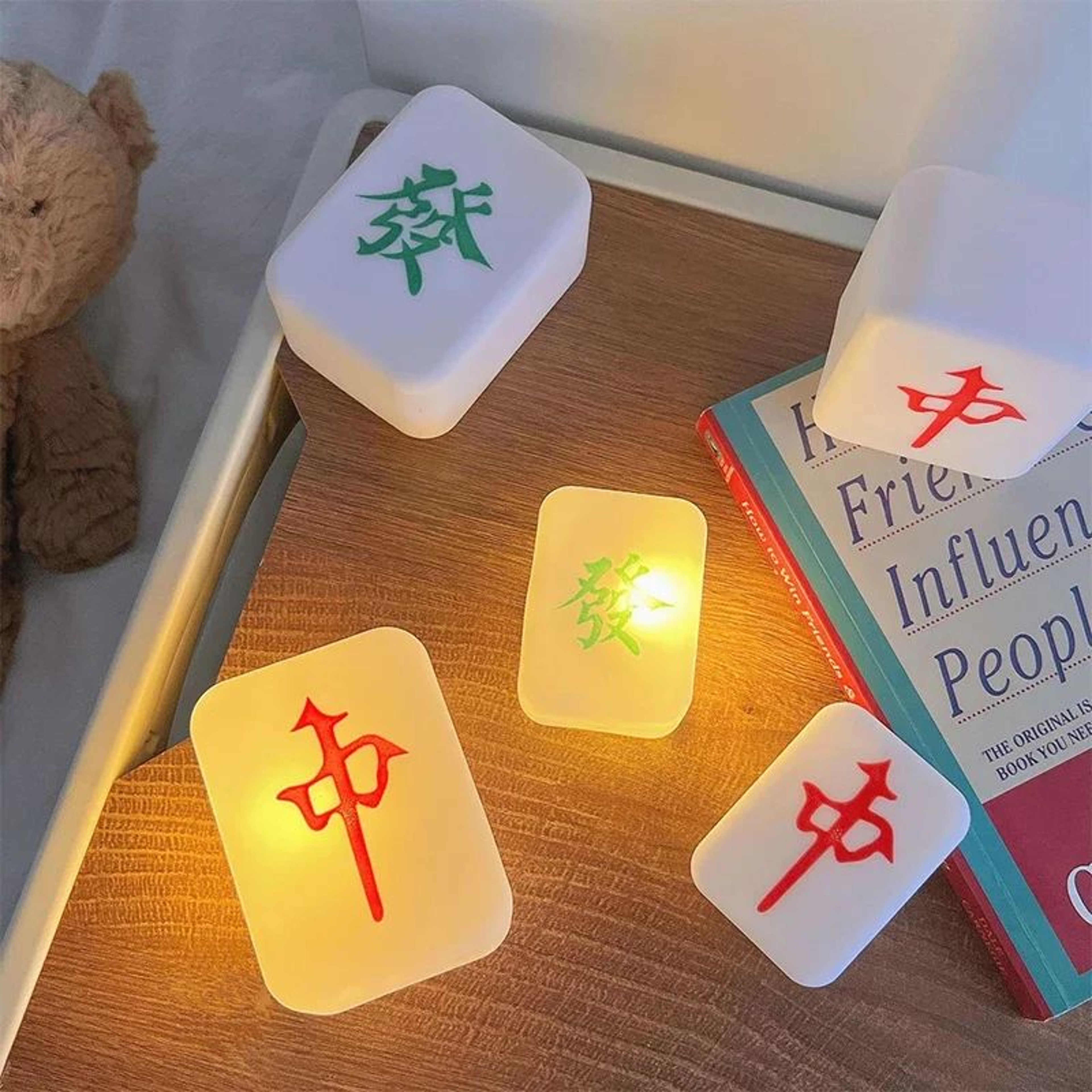 Chinese Mahjong Soft Glow LED Night Light 2