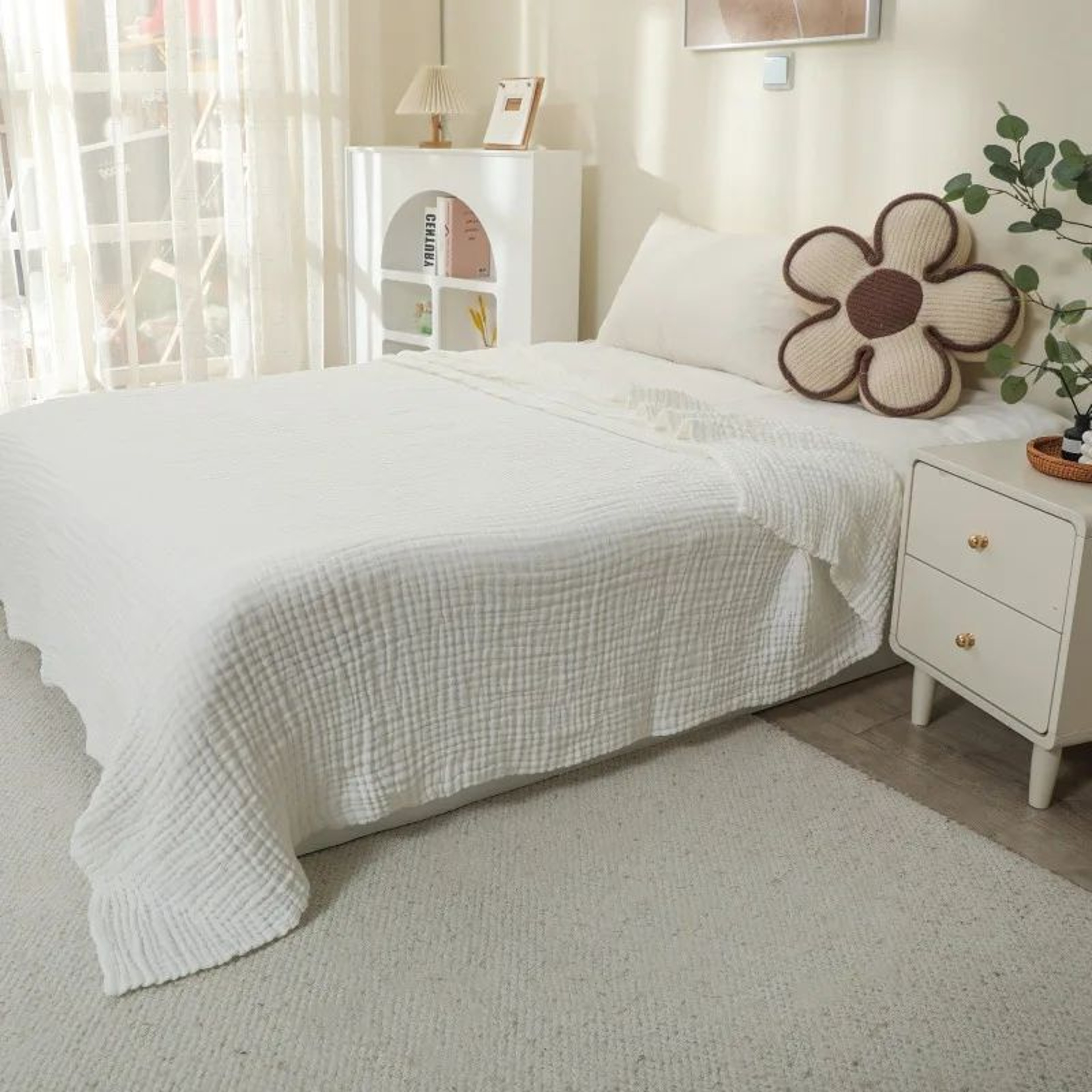 Six Layer Cotton Gauze Summer Throw Blanket 6