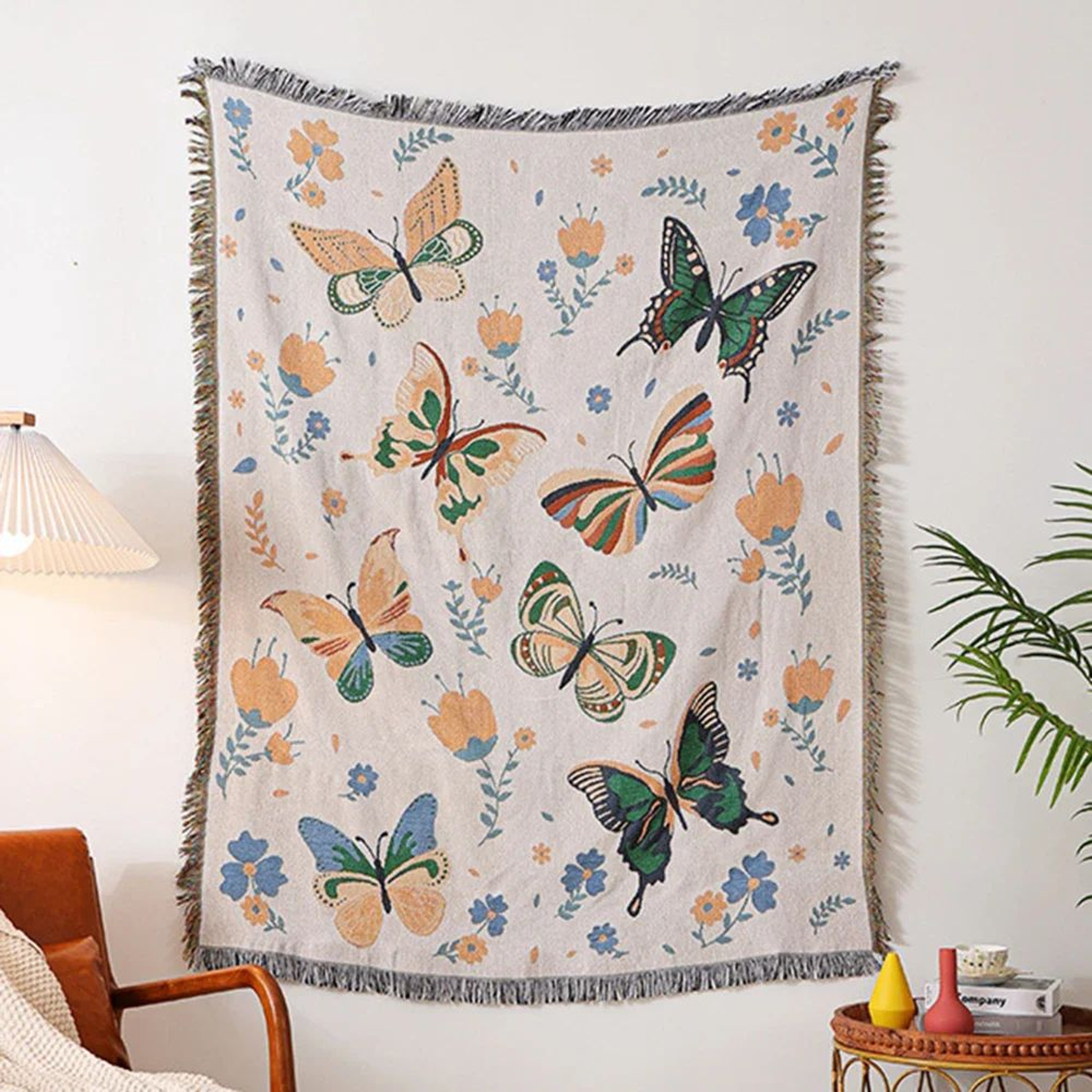 Women Leopard Tassel Multifunction Throw Blanket 8