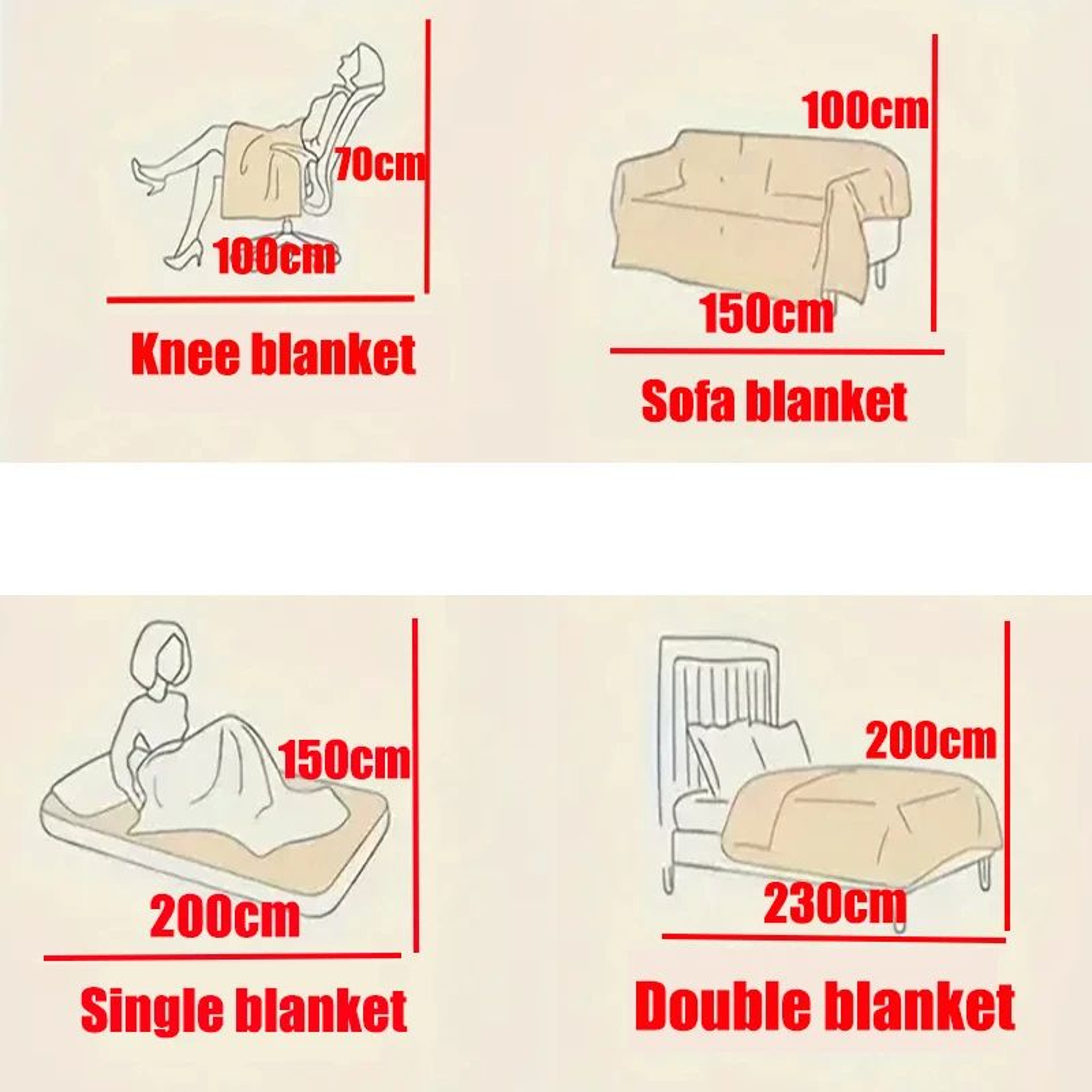 Luxury Rabbit Velvet Thick Warm Winter Throw Blanket 4