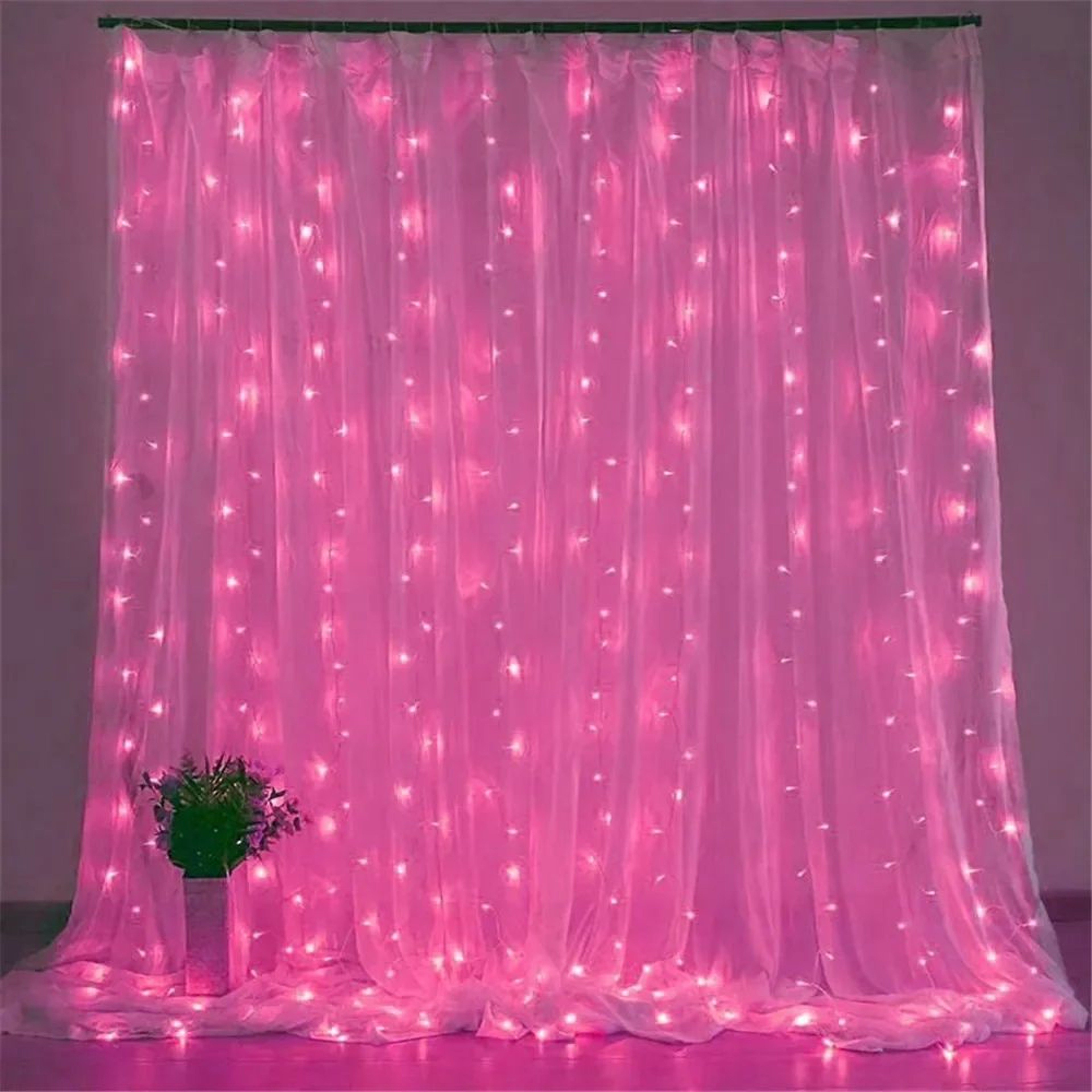 USB LED Curtain Lights With Remote Control 10