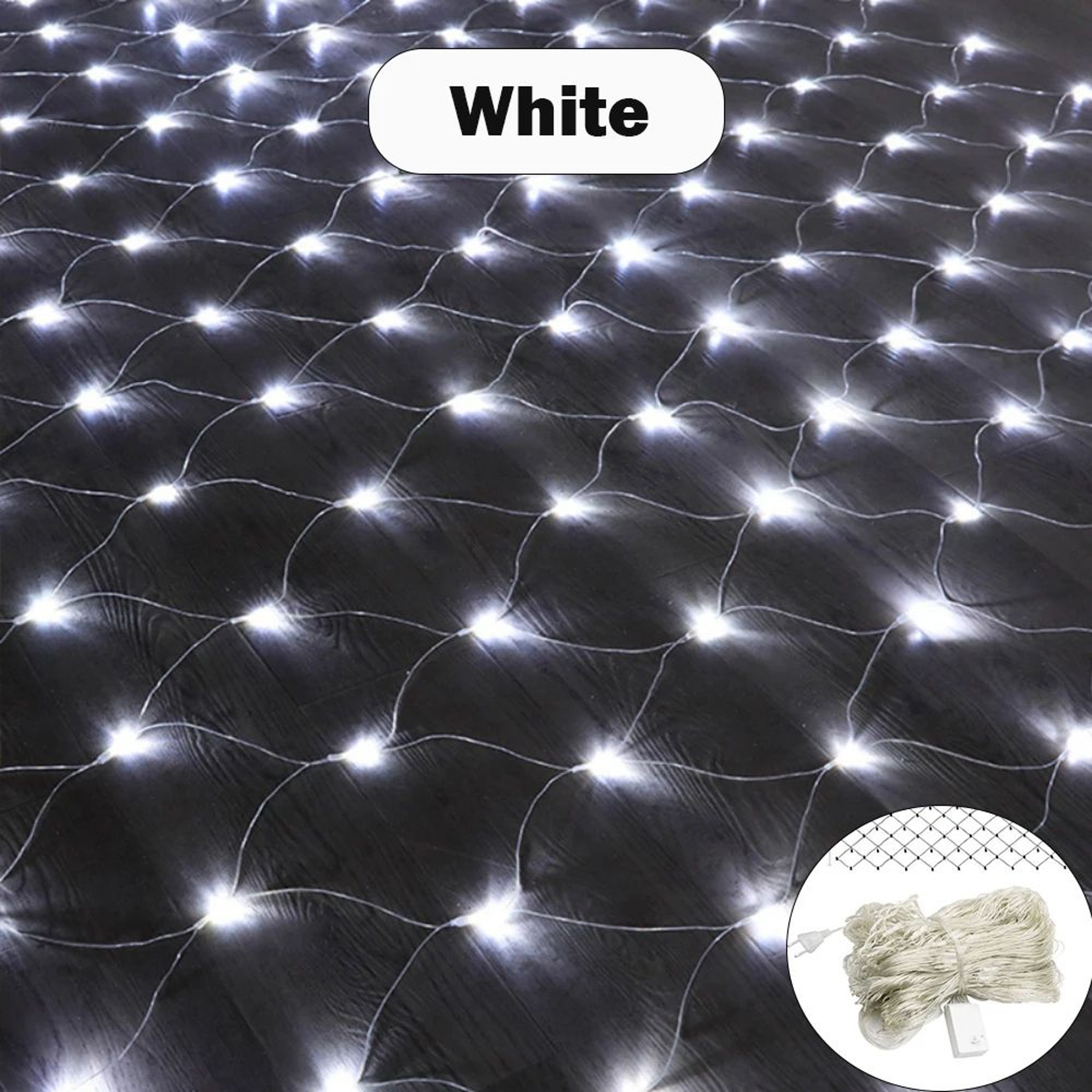 LED Net Mesh Fairy String Lights For Outdoor Decor 9