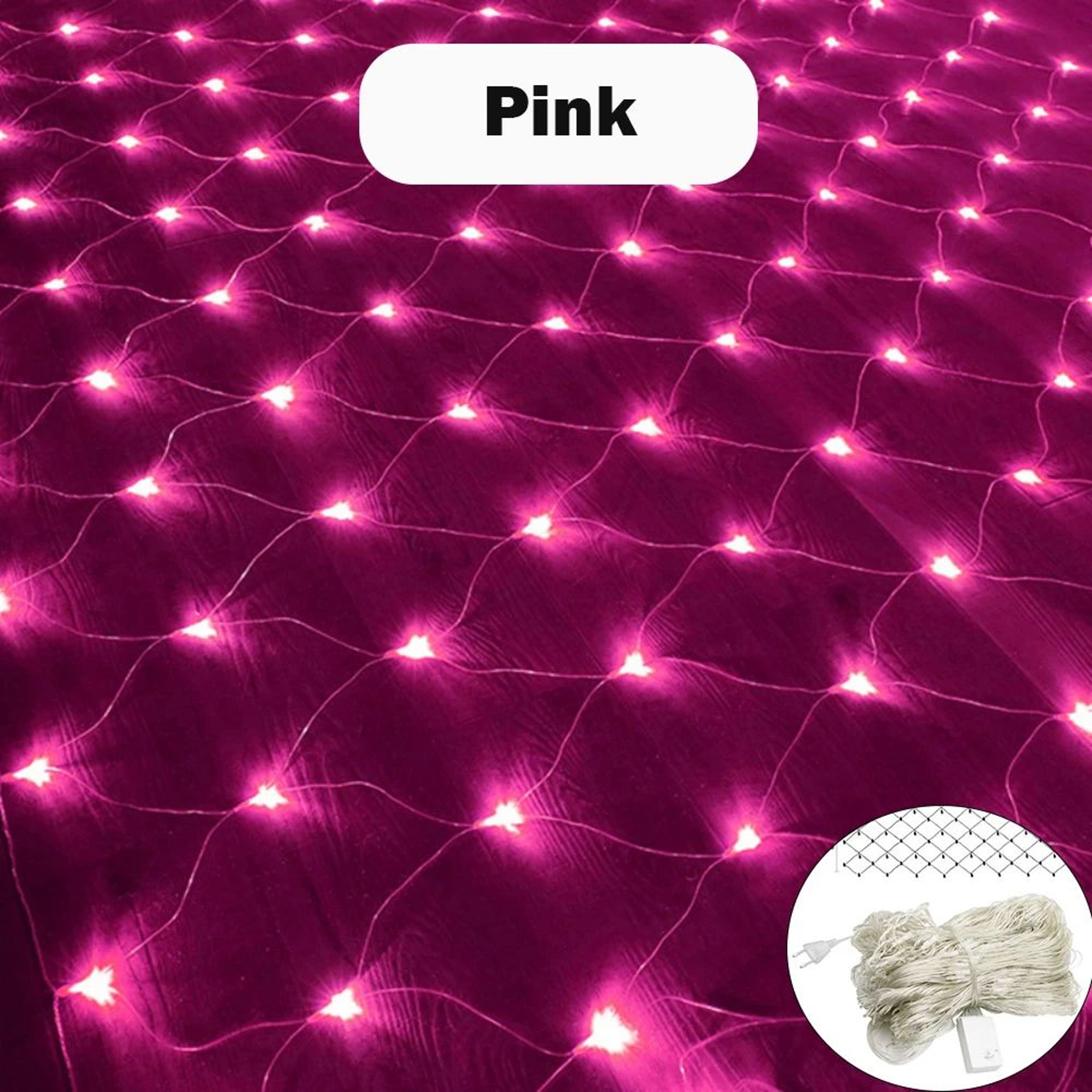 LED Net Mesh Fairy String Lights For Outdoor Decor 13