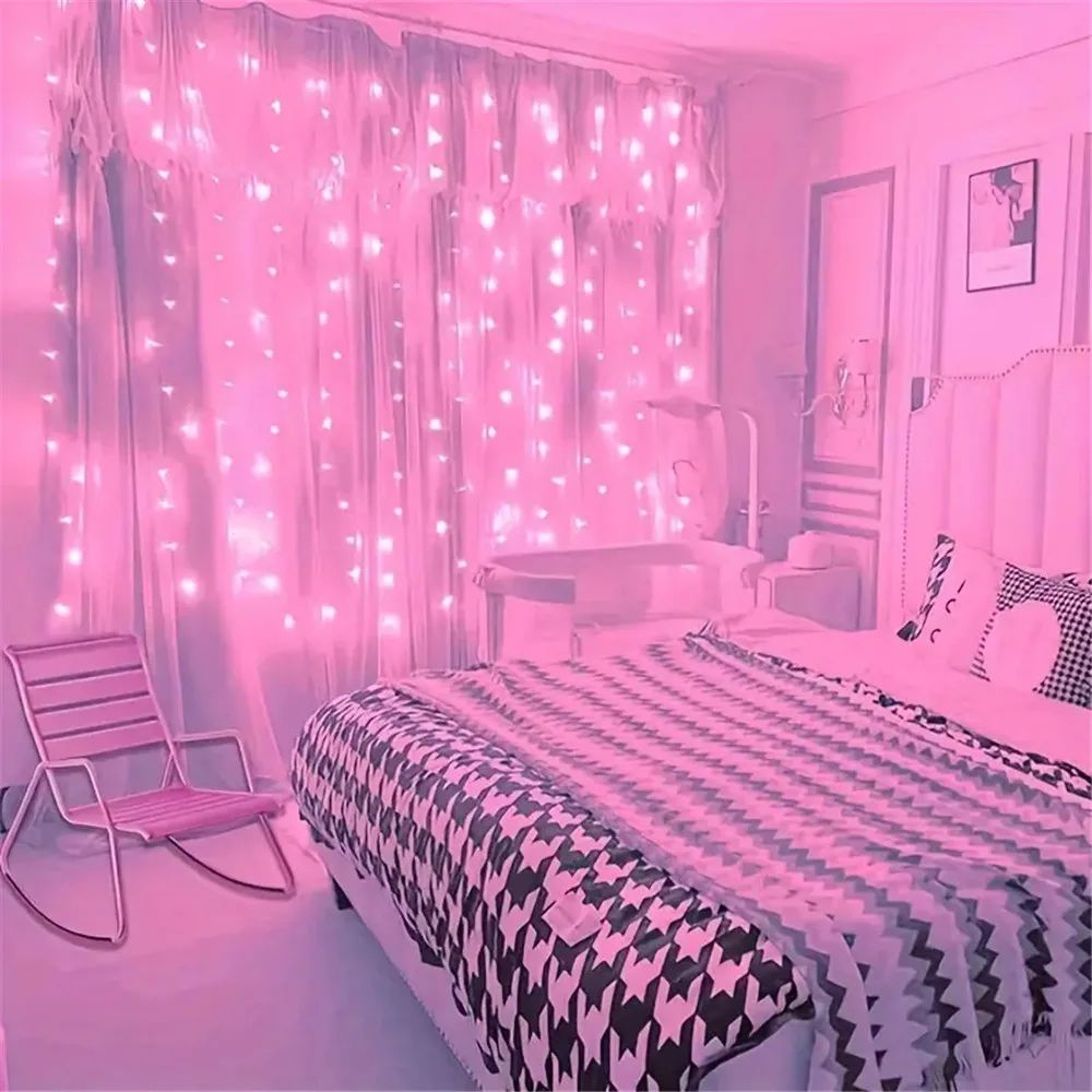 USB LED Curtain String Lights For Party Decor 0