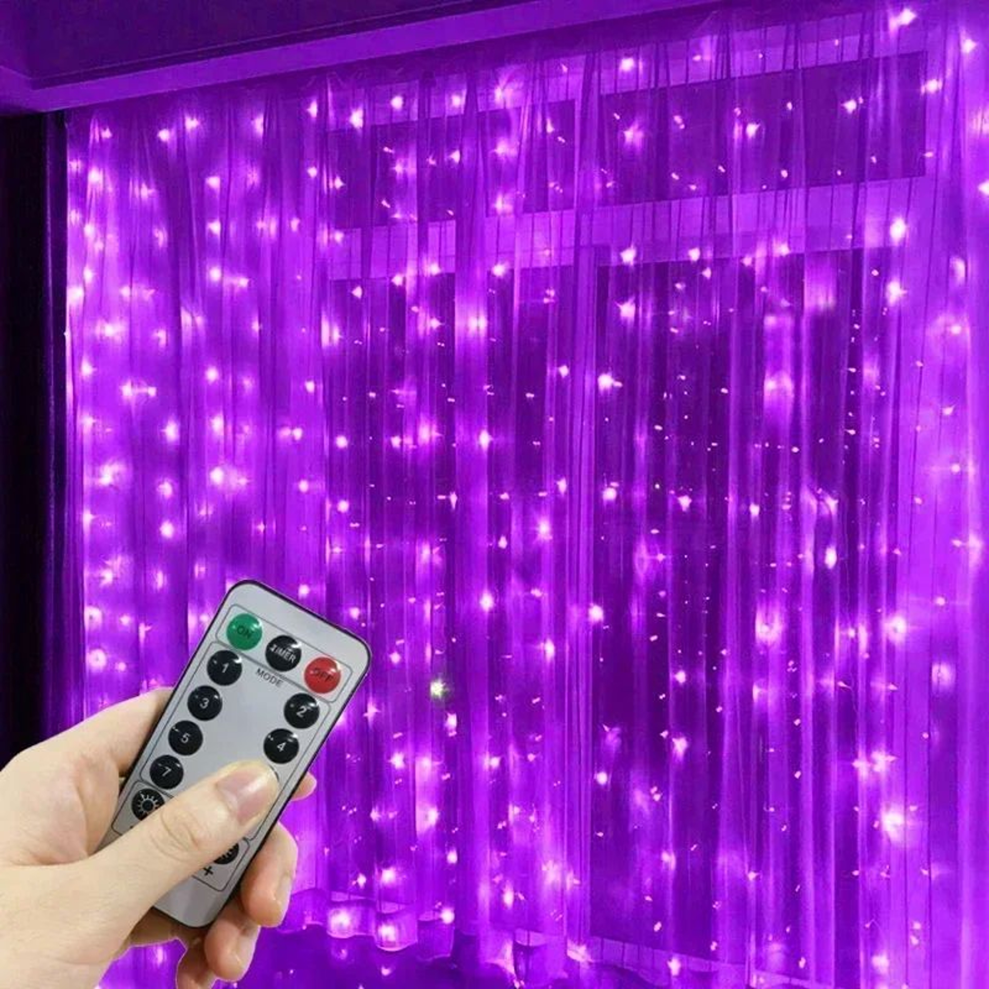 USB LED Curtain String Lights For Party Decor 11
