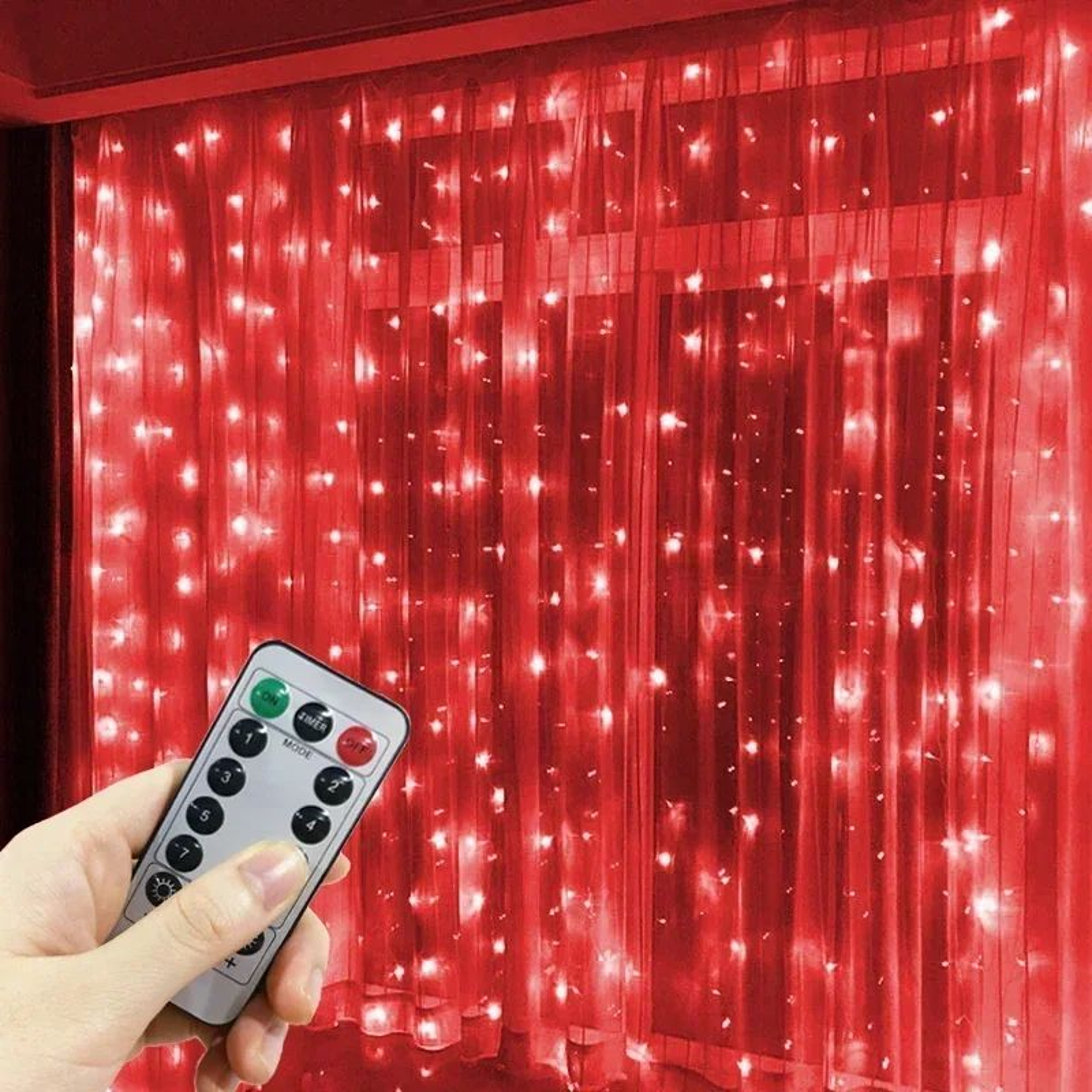 USB LED Curtain String Lights For Party Decor 9