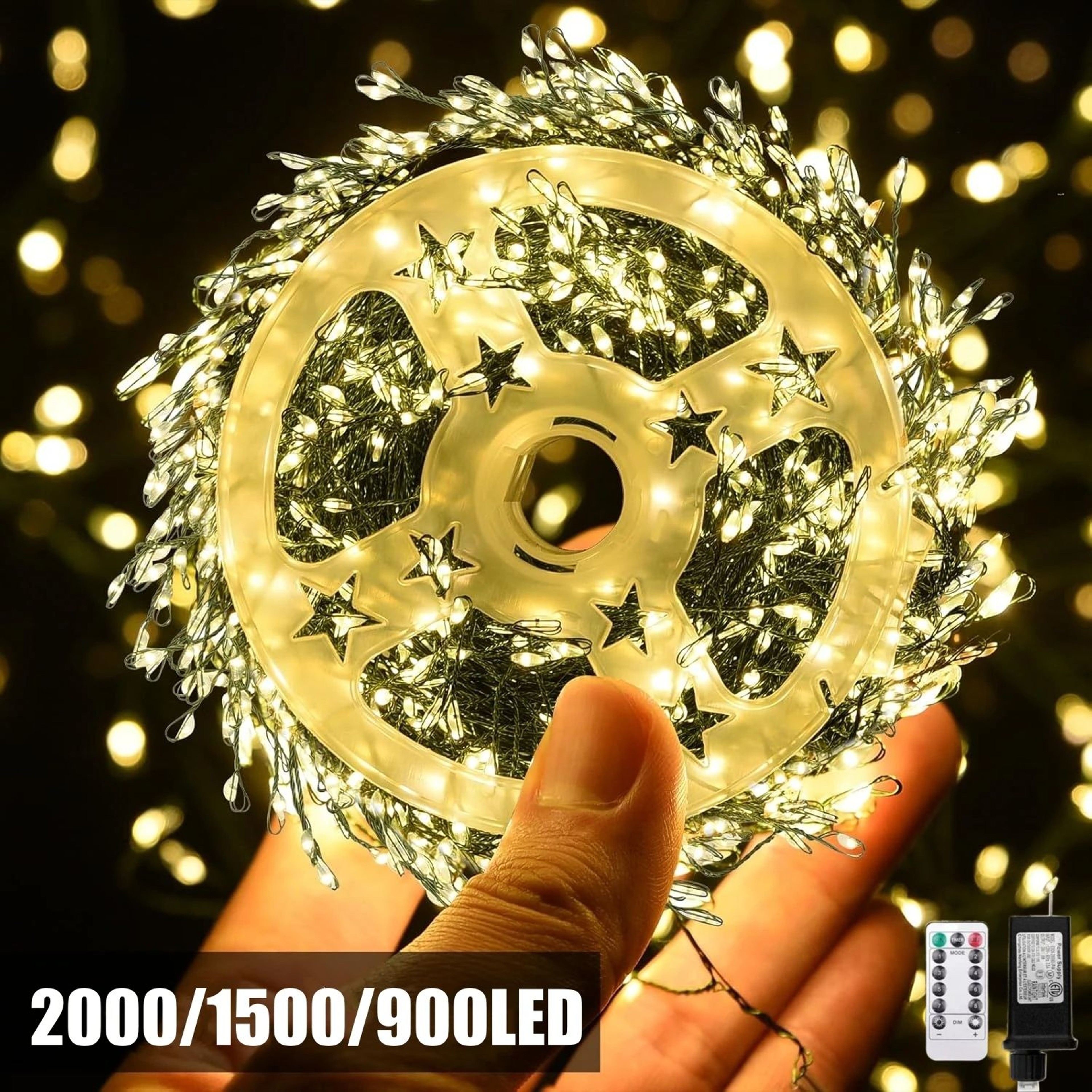 LED Firecracker Fairy String Lights With Remote Control 0