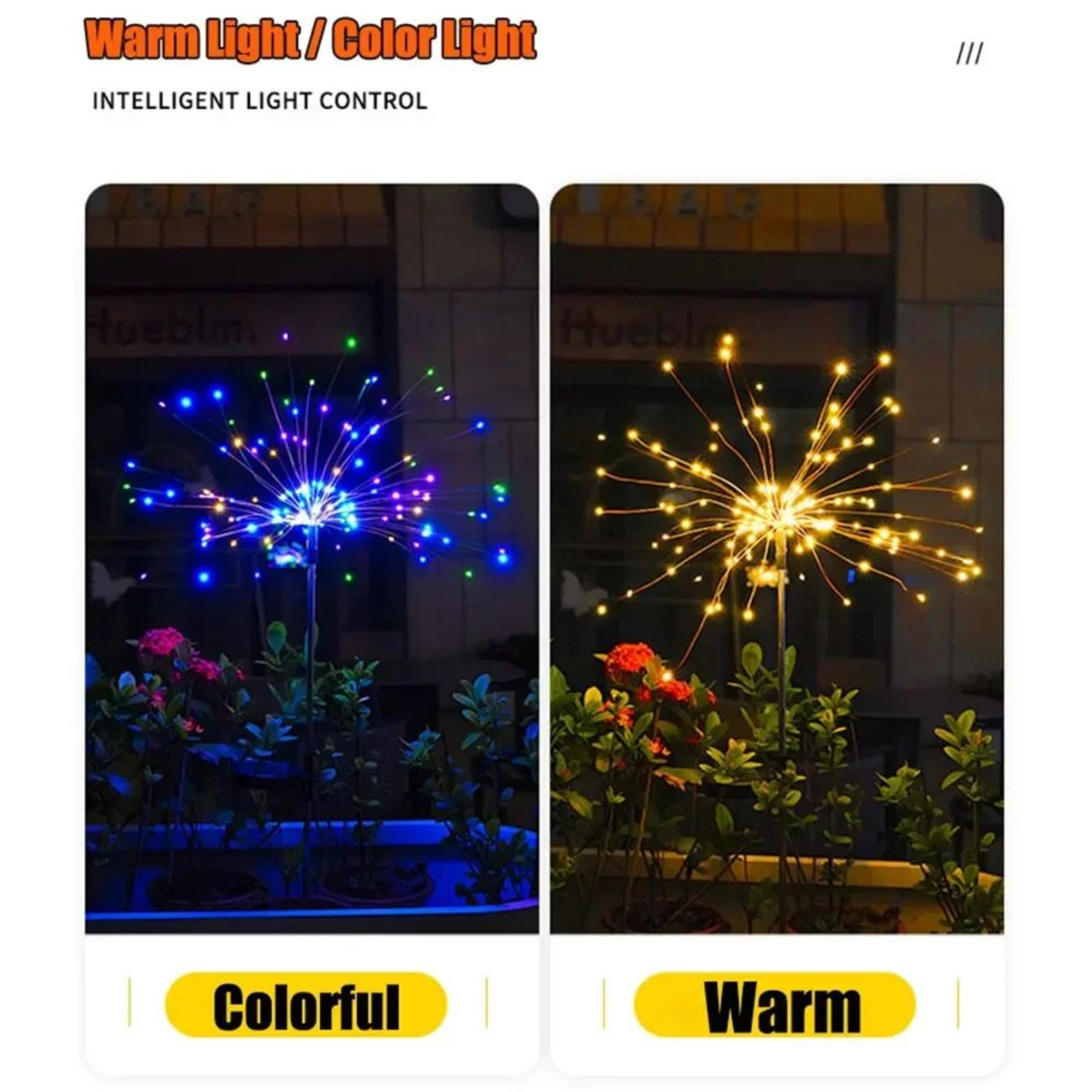 90 LED Solar Flower Starburst Garden Lights 2