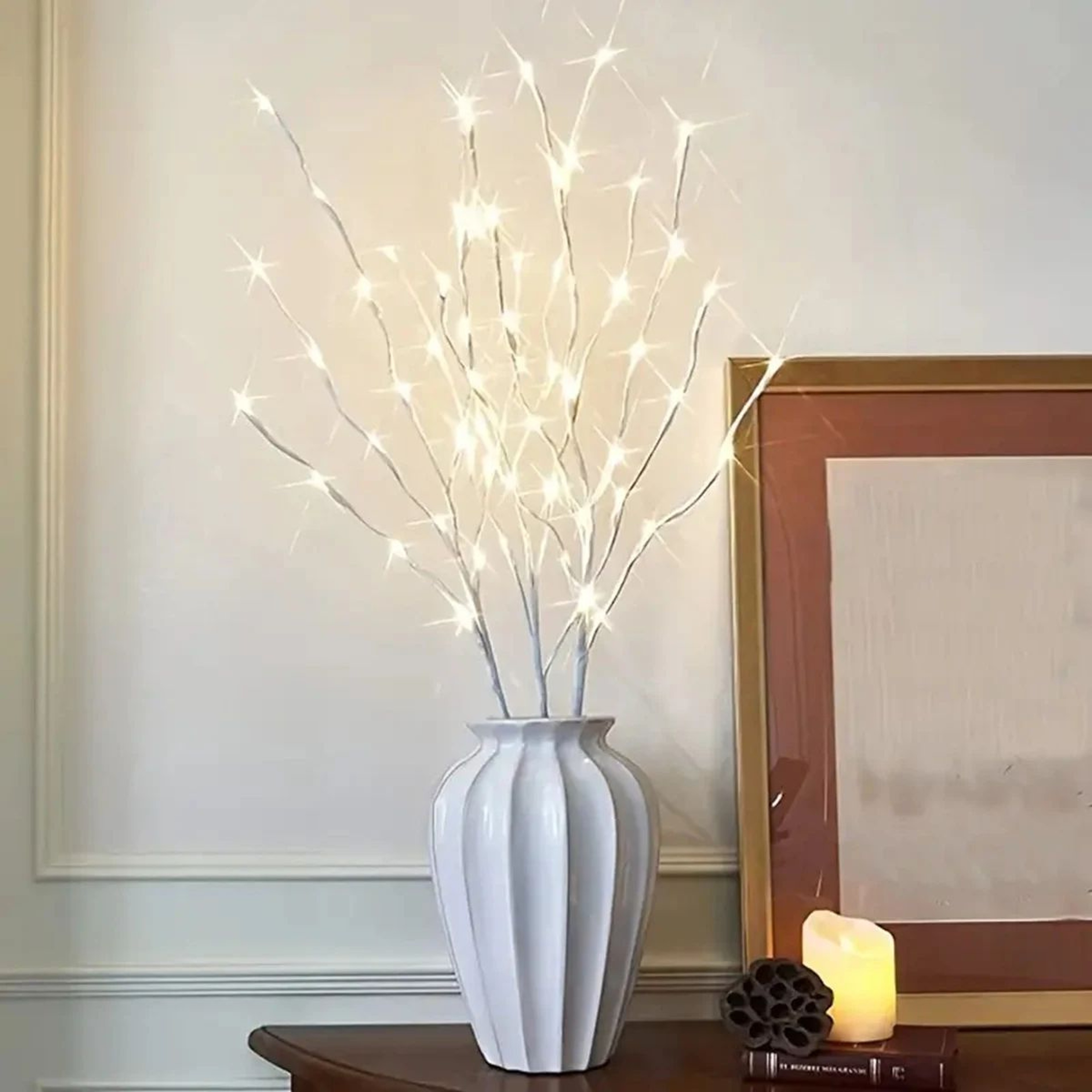 White Birch Branch LED Decorative Twig Light 3