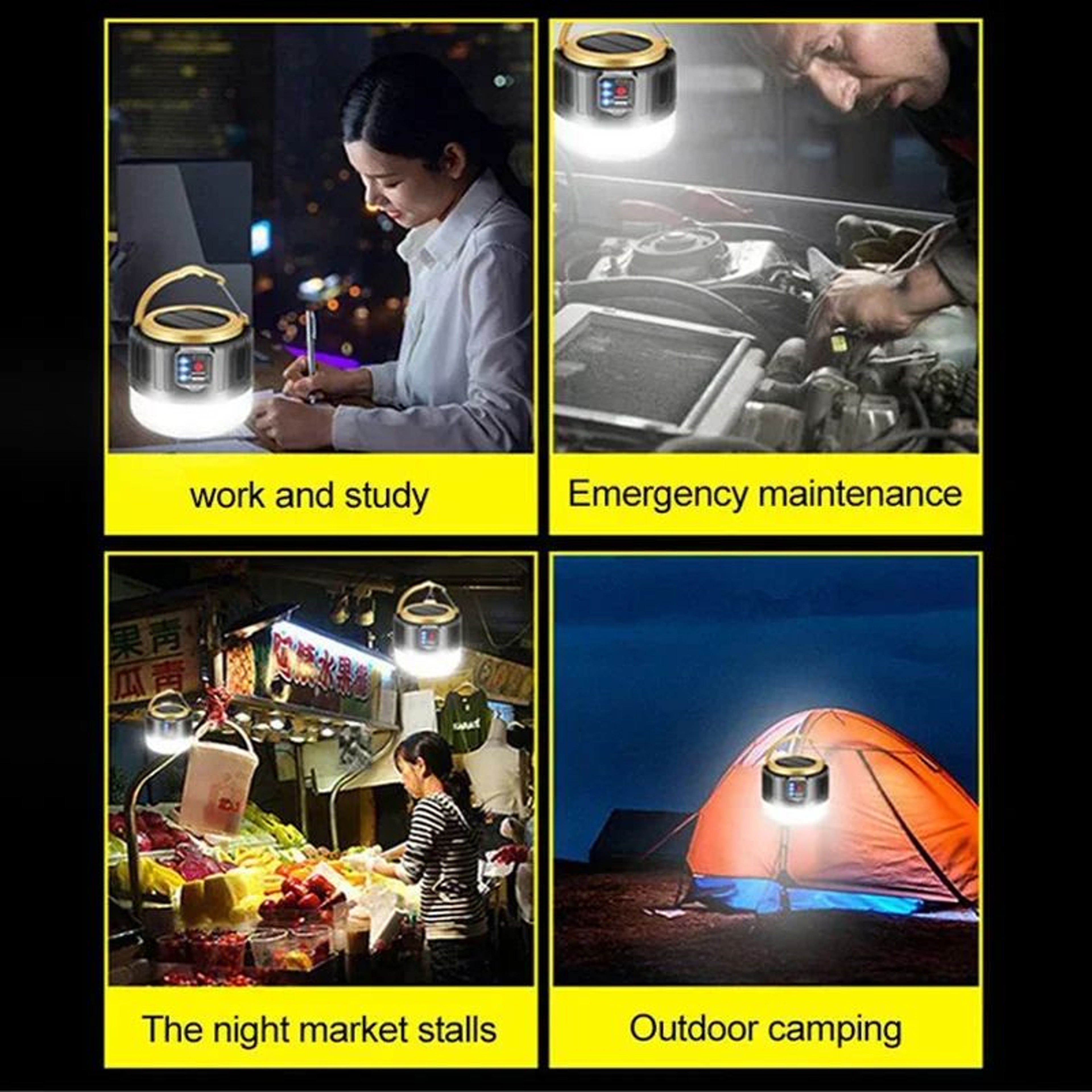 Rechargeable Waterproof LED Camping Lantern 1
