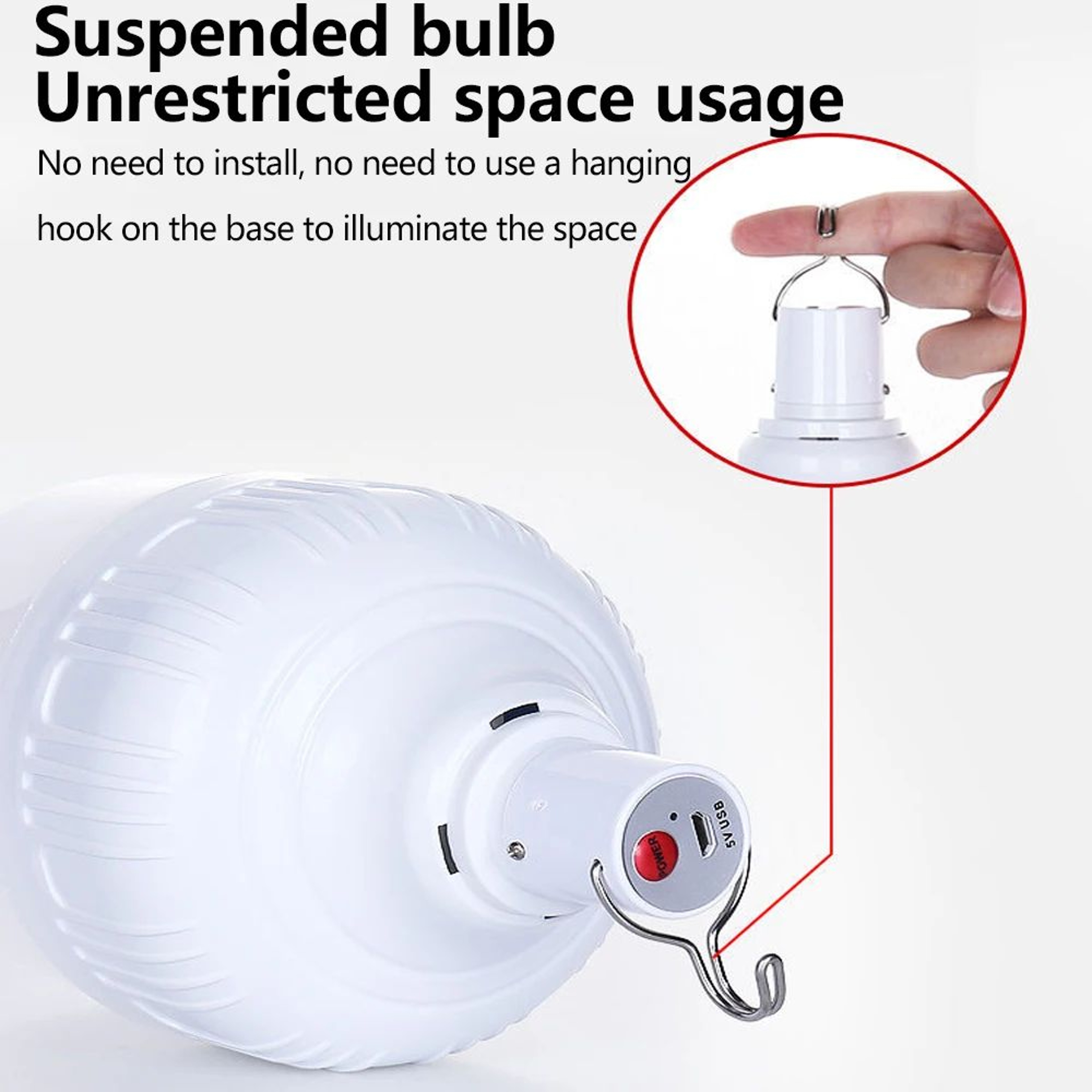 USB Rechargeable Multifunctional LED Emergency Lantern 3