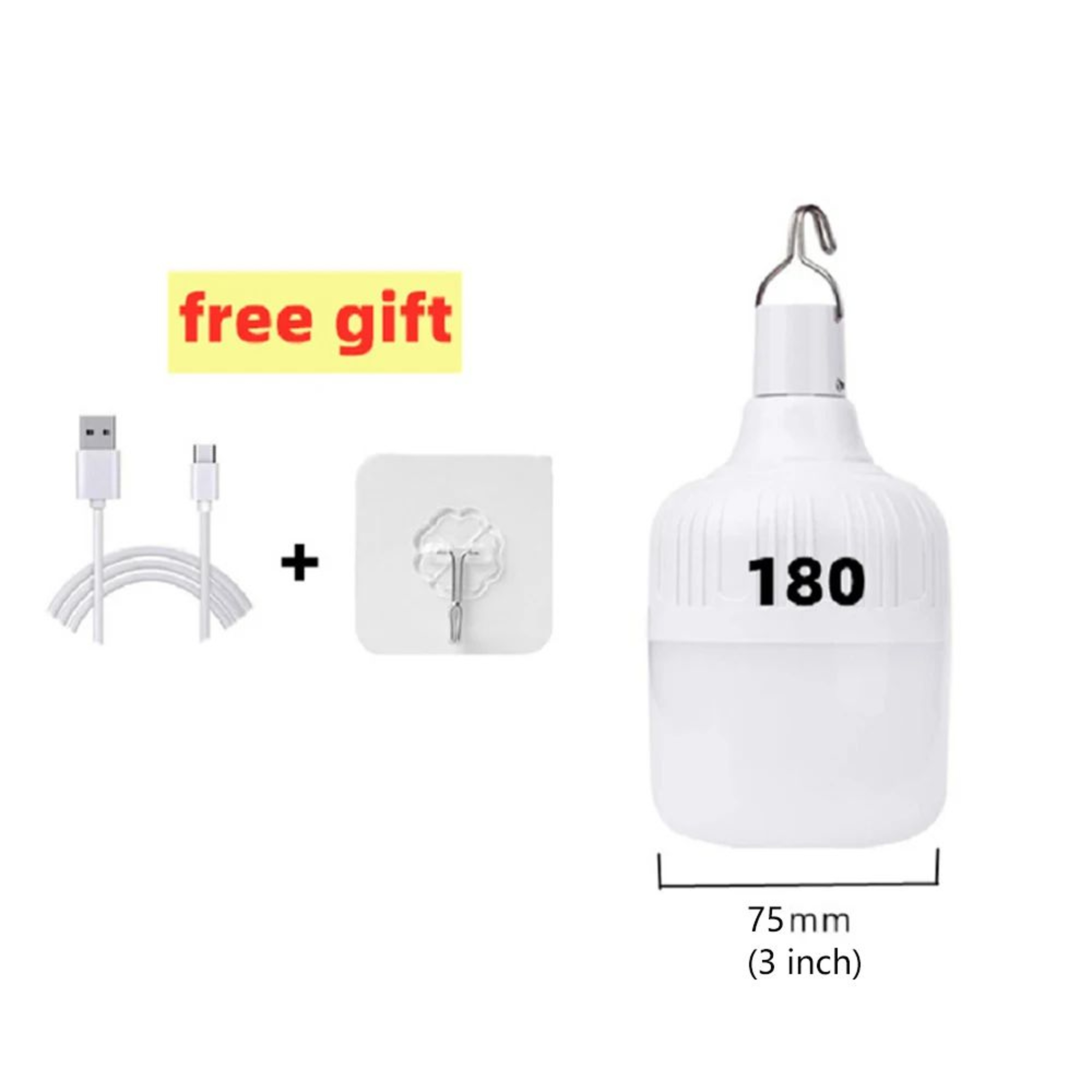 USB Rechargeable Multifunctional LED Emergency Lantern 8