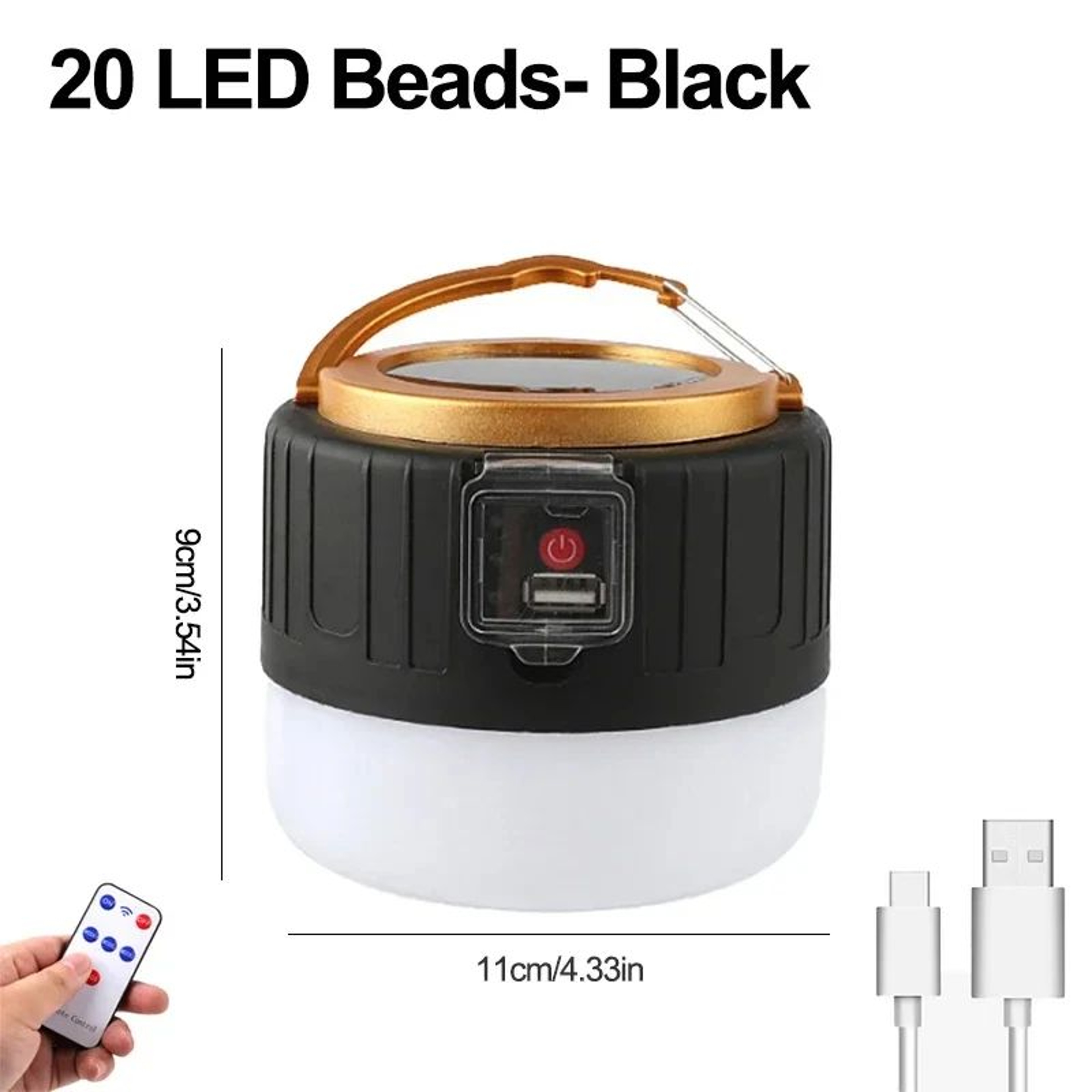 Solar Rechargeable LED Camping Lantern For Outdoor Use 10