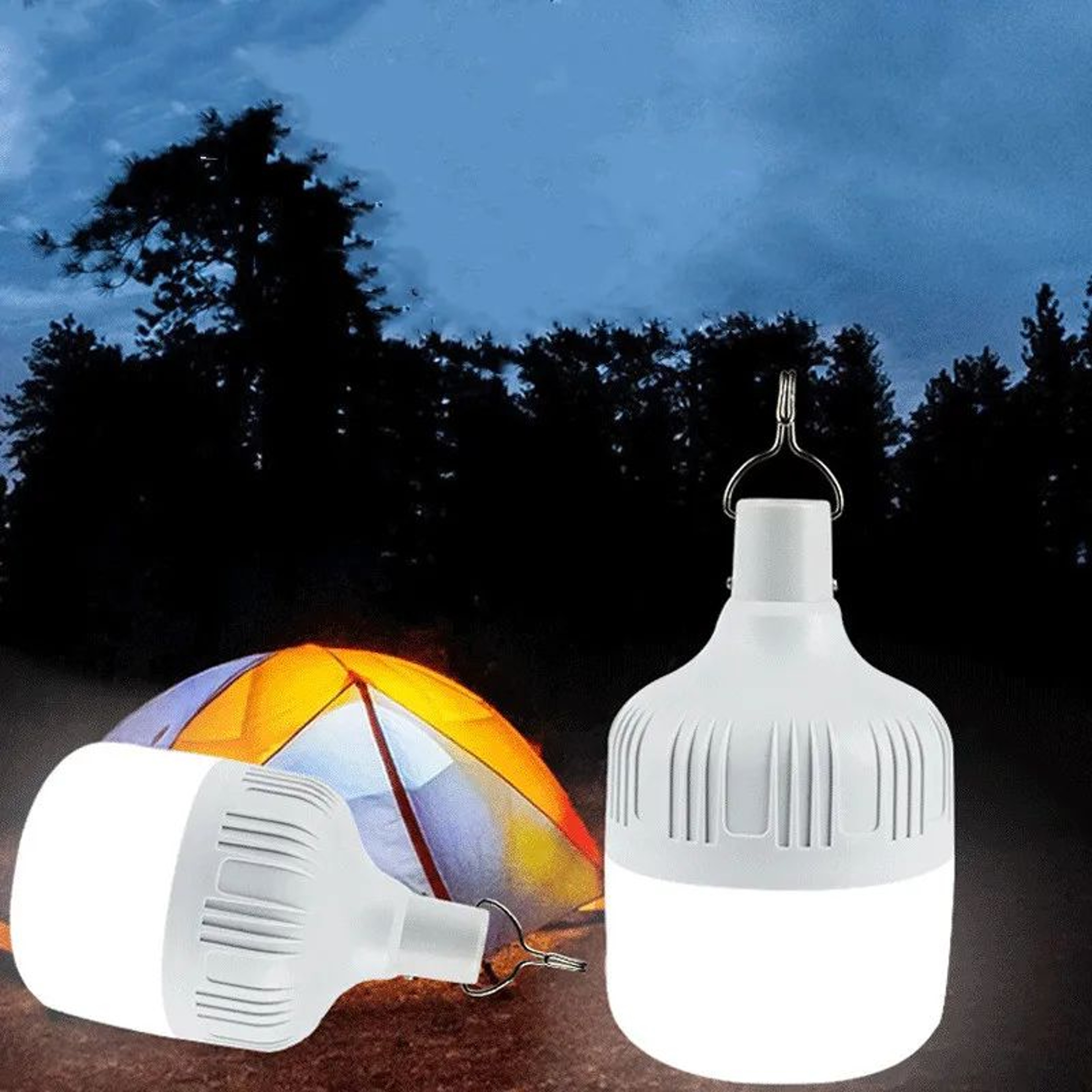 Portable USB Rechargeable LED Camping Bulb Lantern 13