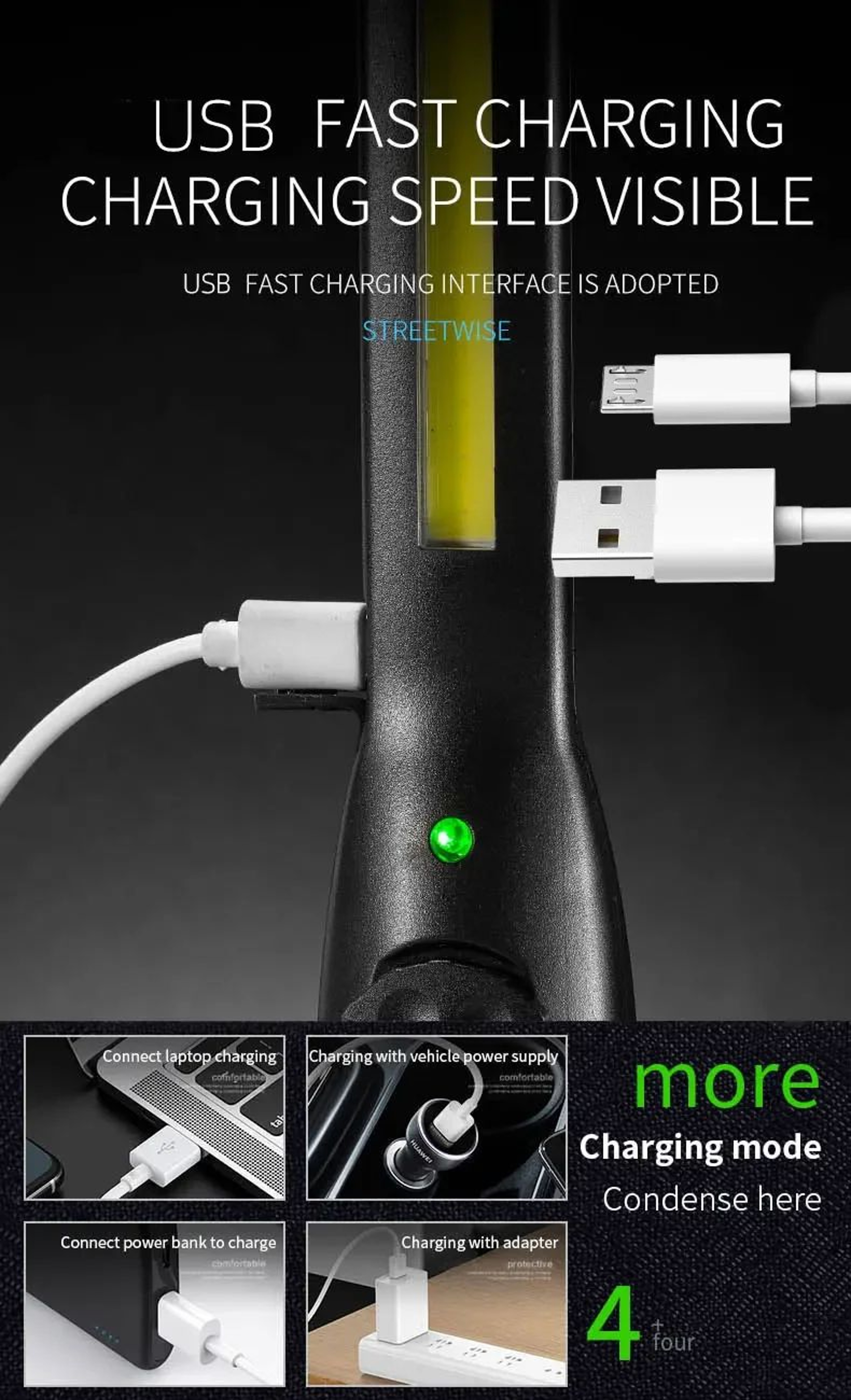 COB Magnetic Portable LED Work Light For Car Repair And Emergency Use 9
