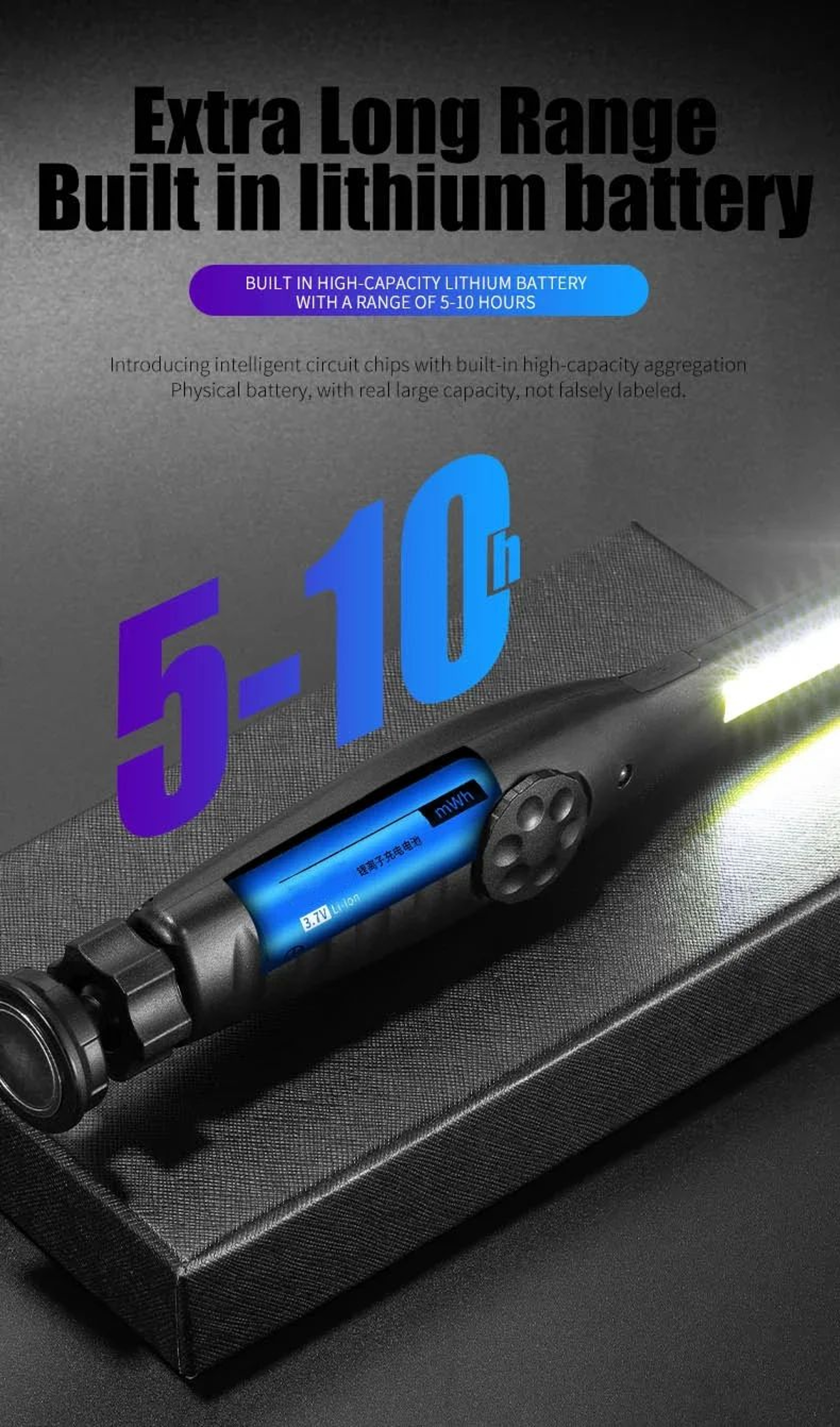 COB Magnetic Portable LED Work Light For Car Repair And Emergency Use 13