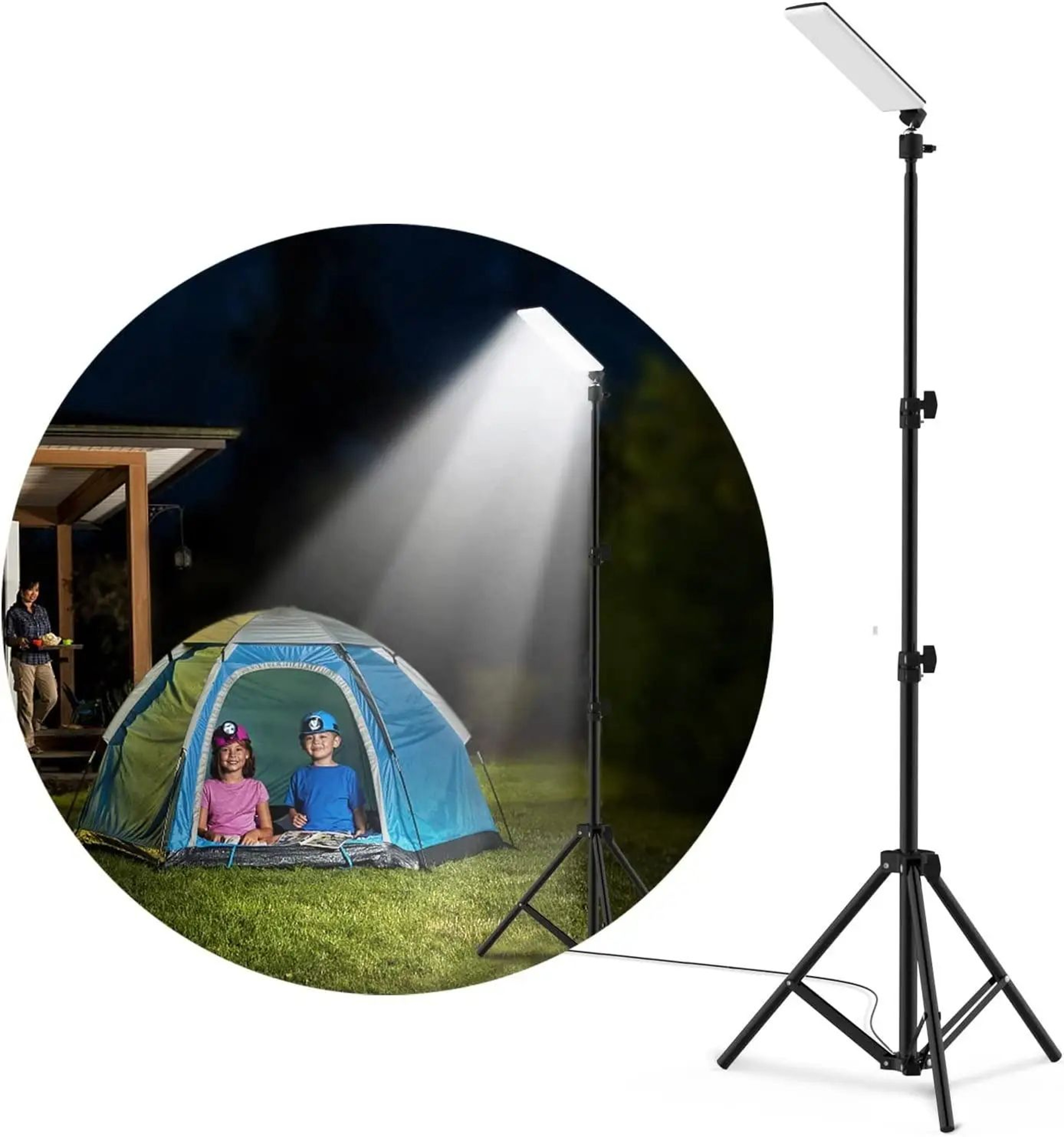 1680 Lumen LED Work Light With Adjustable Telescoping Tripod 0