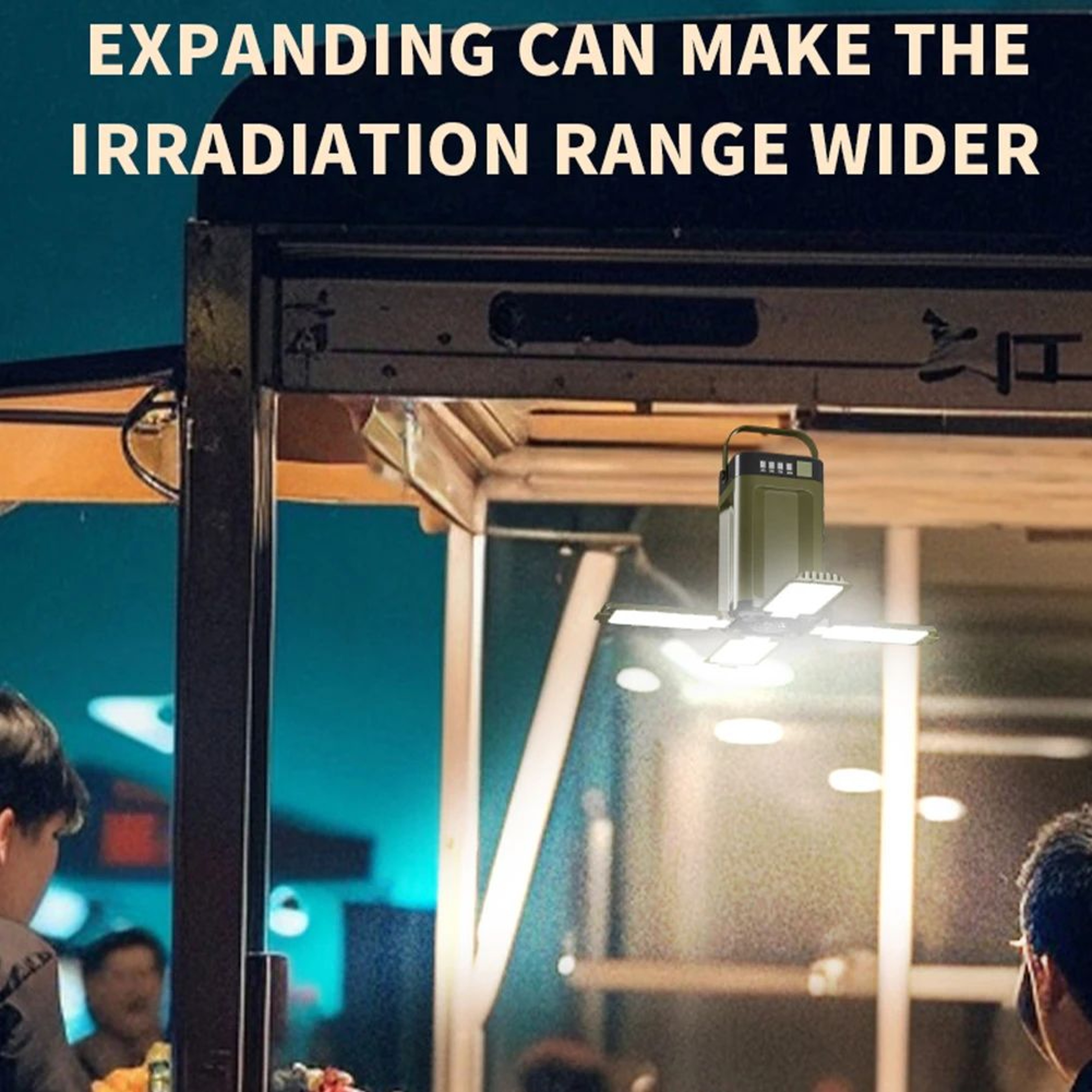 Foldable Rechargeable LED Camping Lantern With Power Bank 6