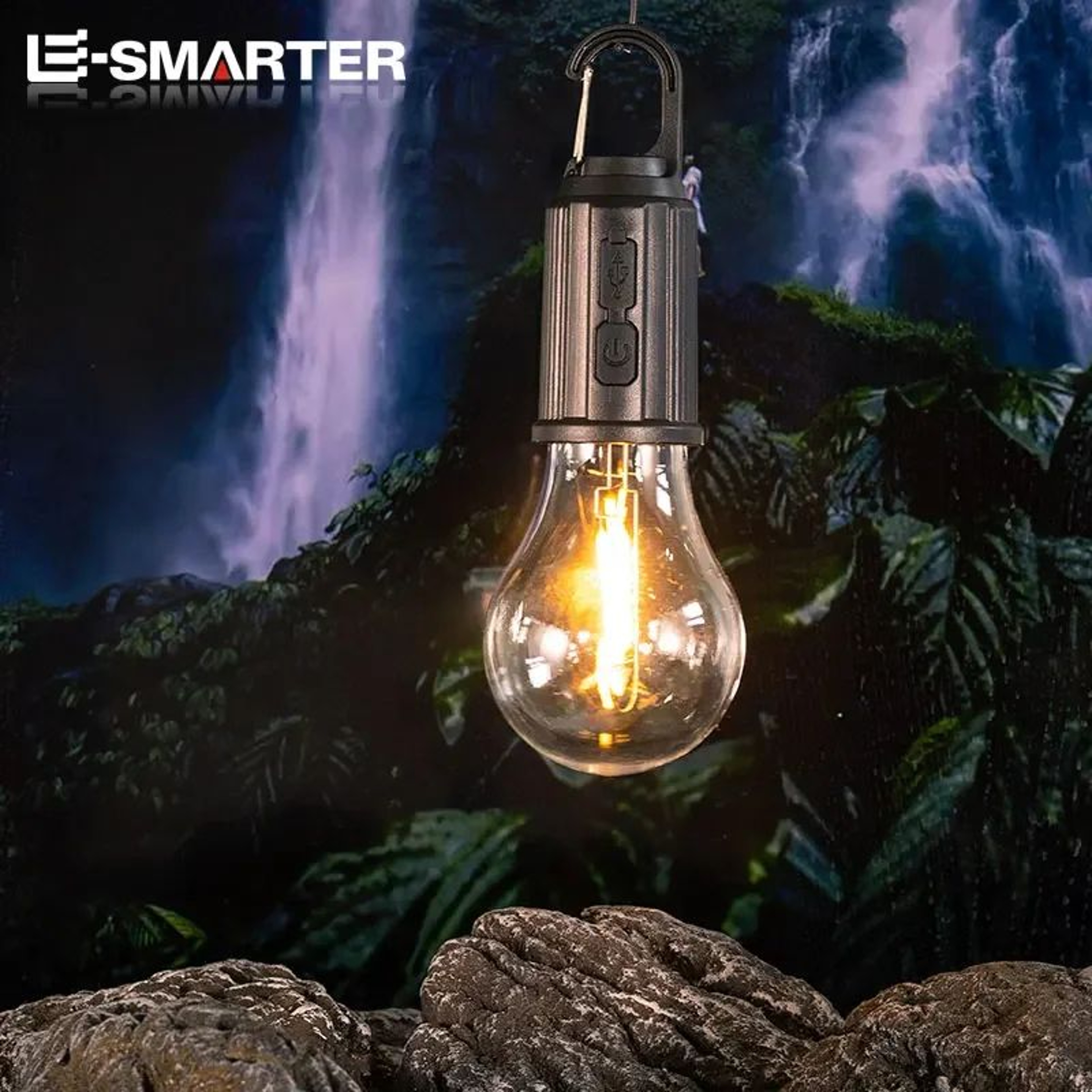 Portable Rechargeable LED Camping Lantern With Hanging Hook 5