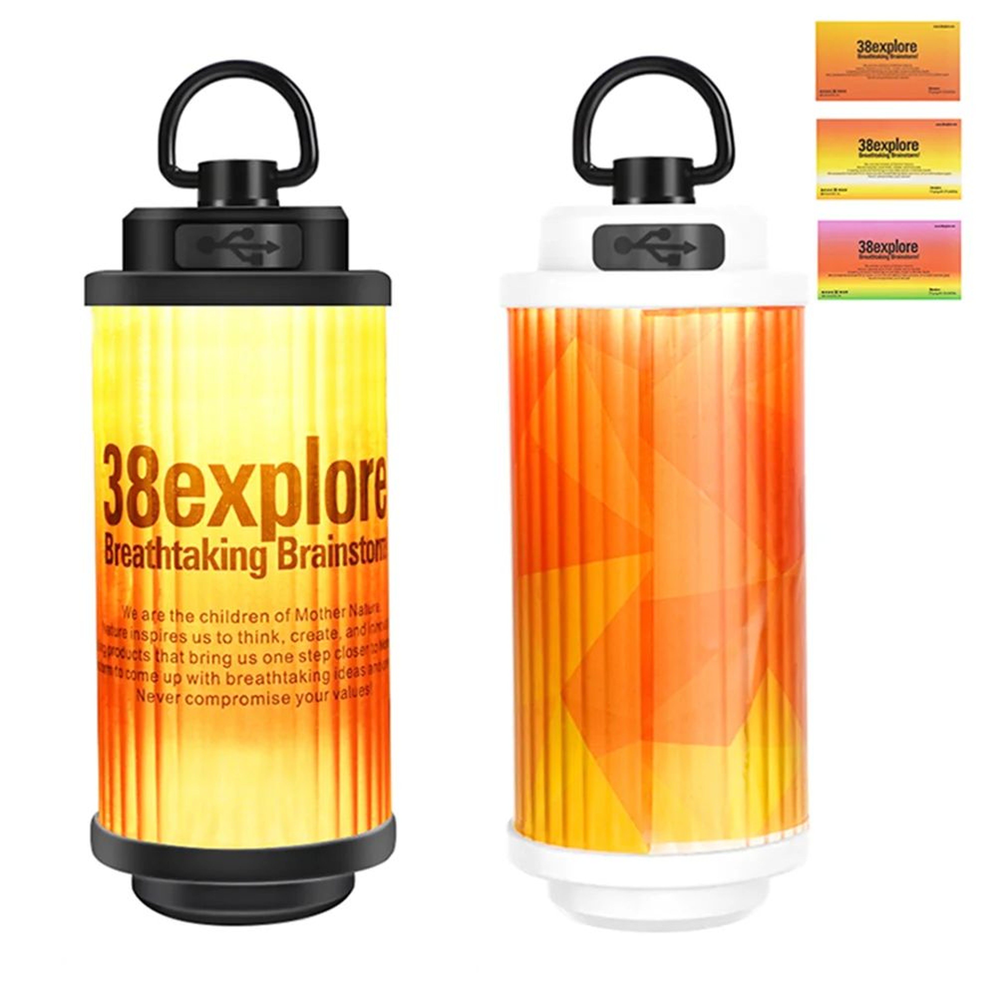 3000mAh USB Rechargeable Mini LED Camping Lantern 0