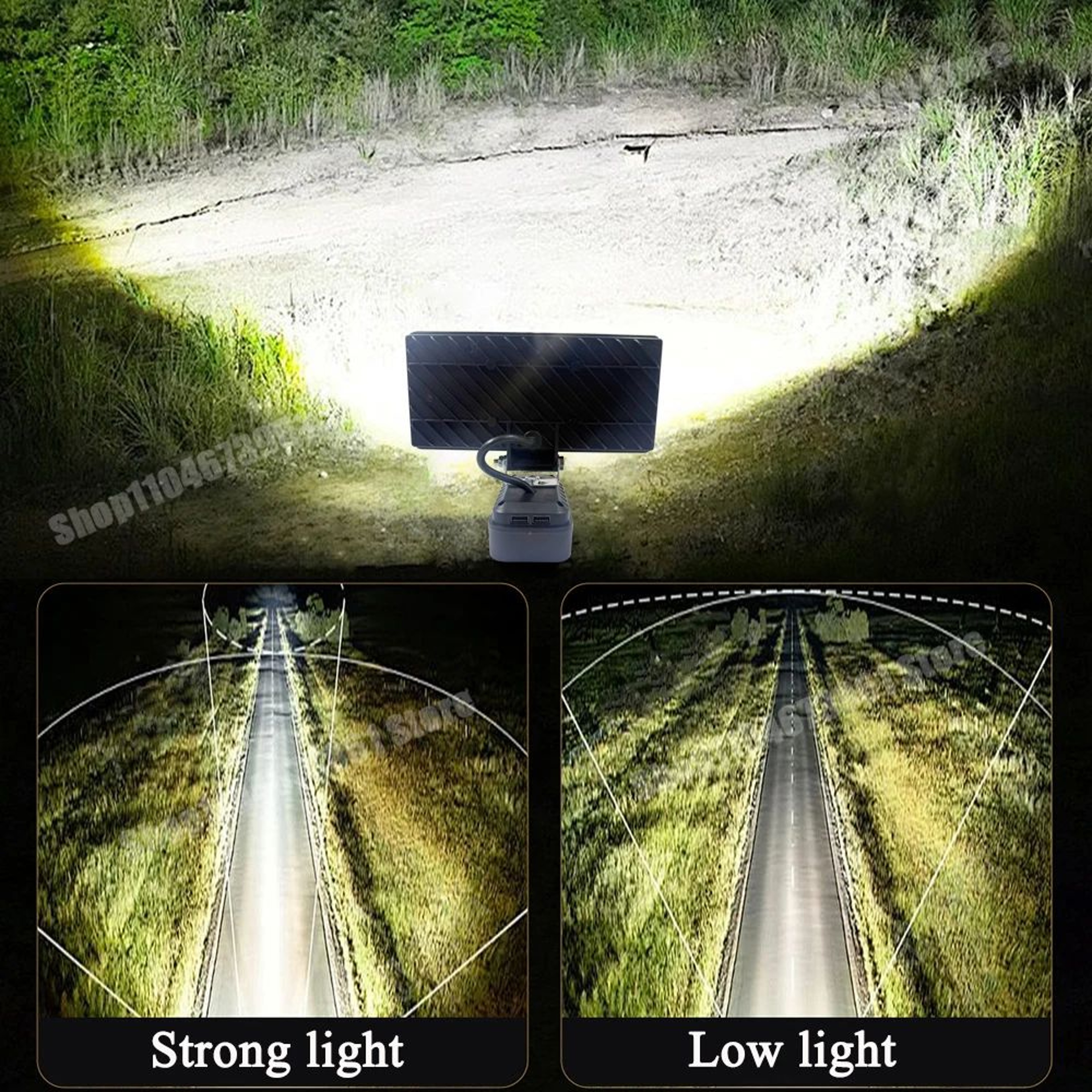 8 Inch LED Work Light For Makita 18V Battery With USB Power Bank 4