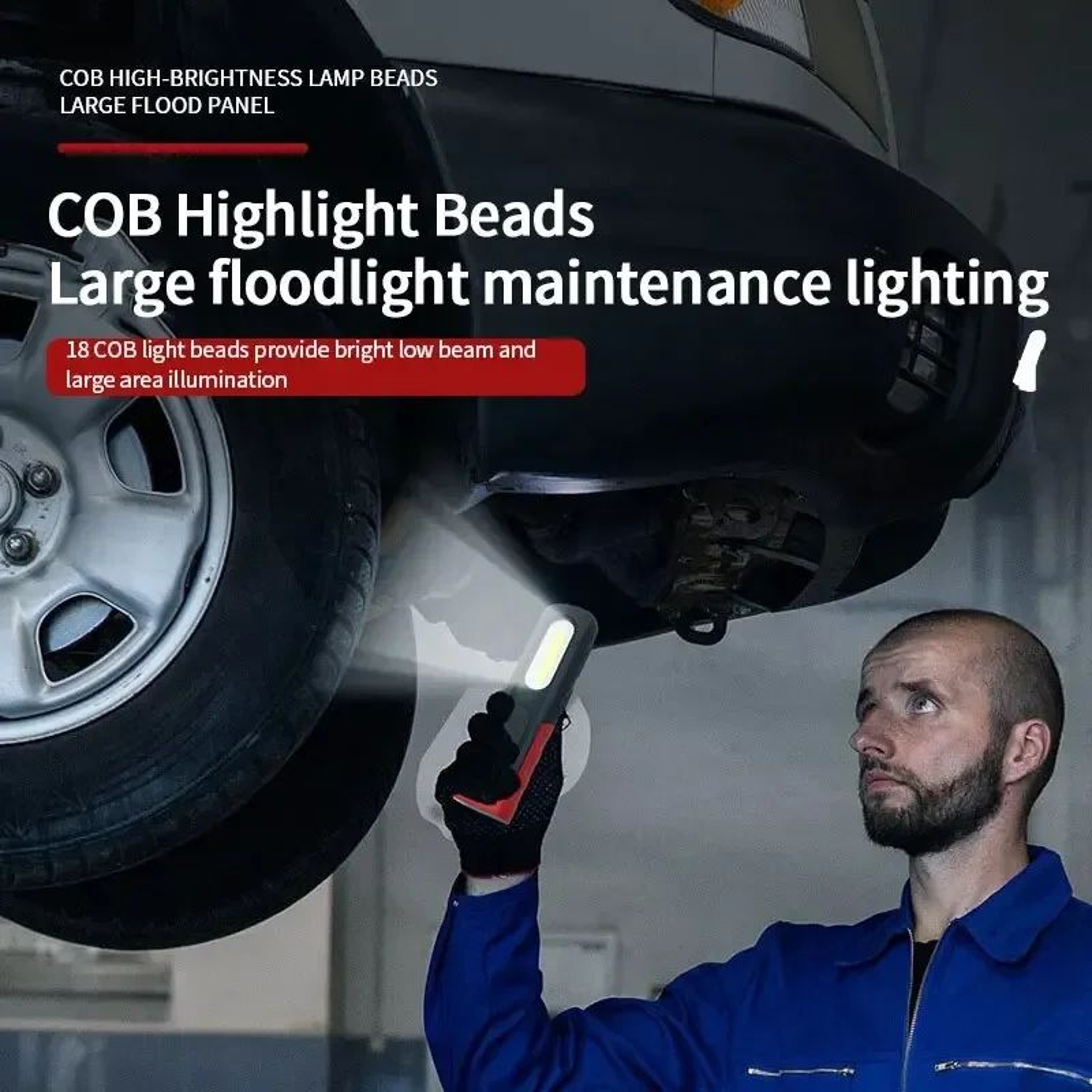 Portable Rechargeable Magnetic COB LED Work Light 4