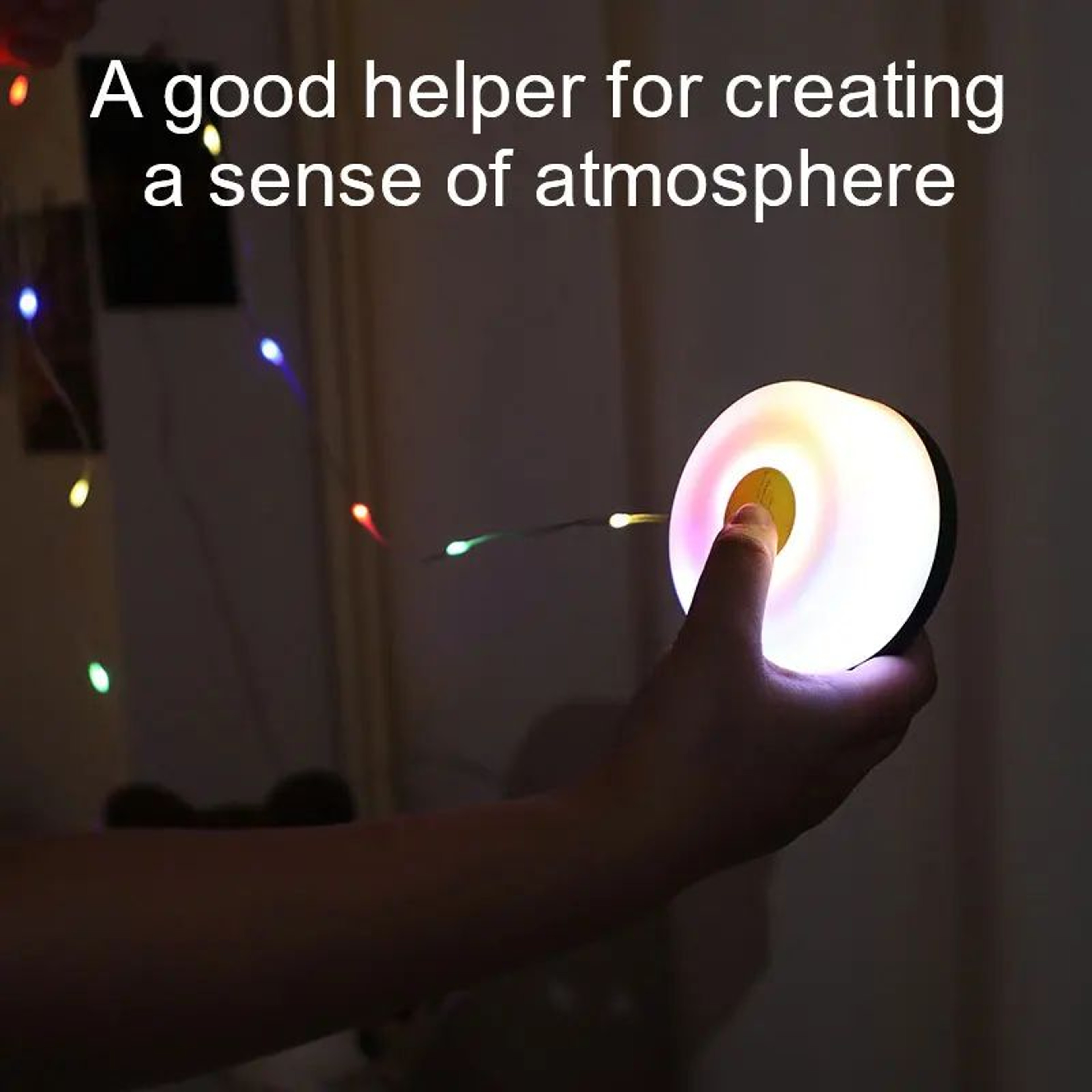 8M Rechargeable LED Camping String Light With 1800mAh Battery 2