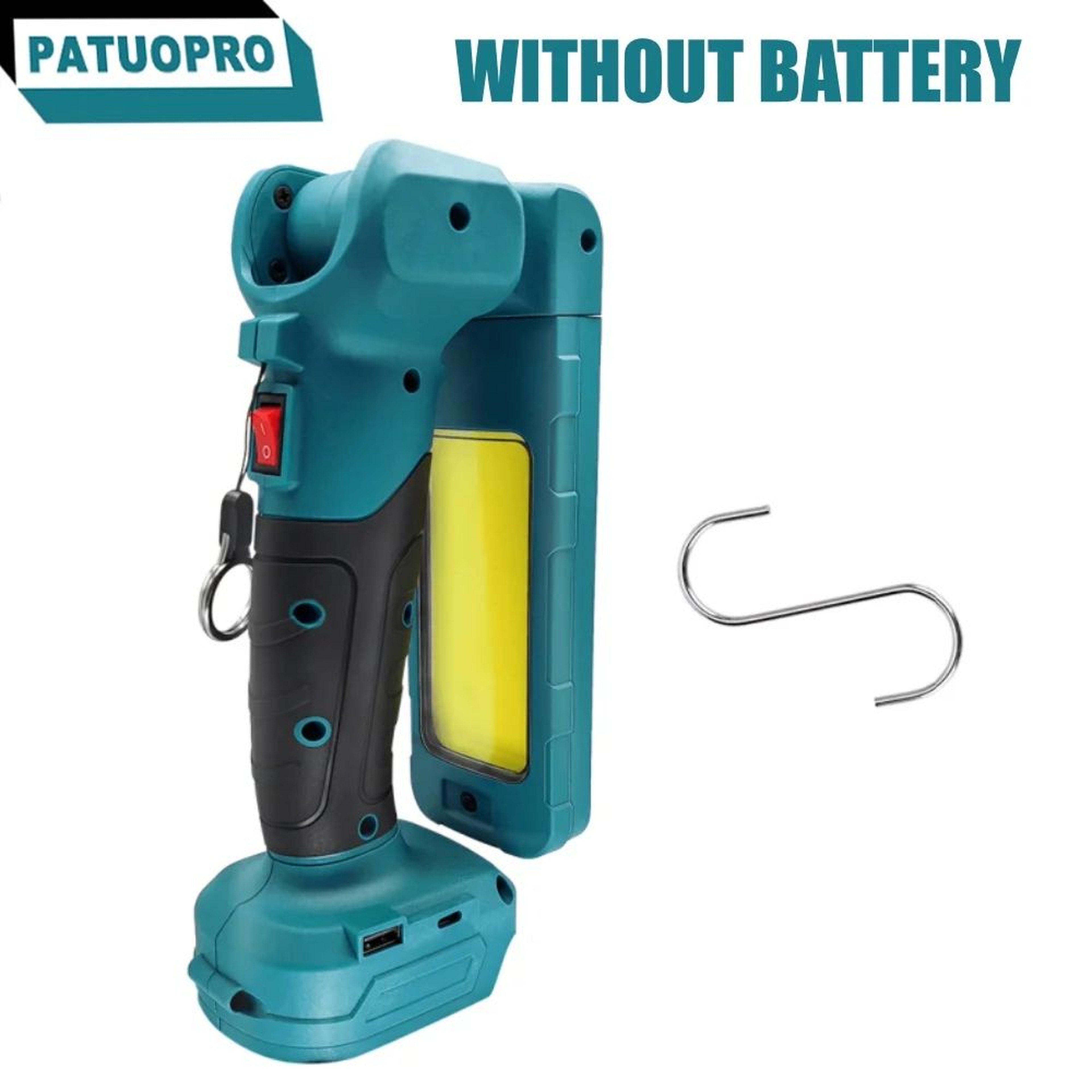 Cordless LED Flashlight Work Light Handheld For Makita 18V Battery 0