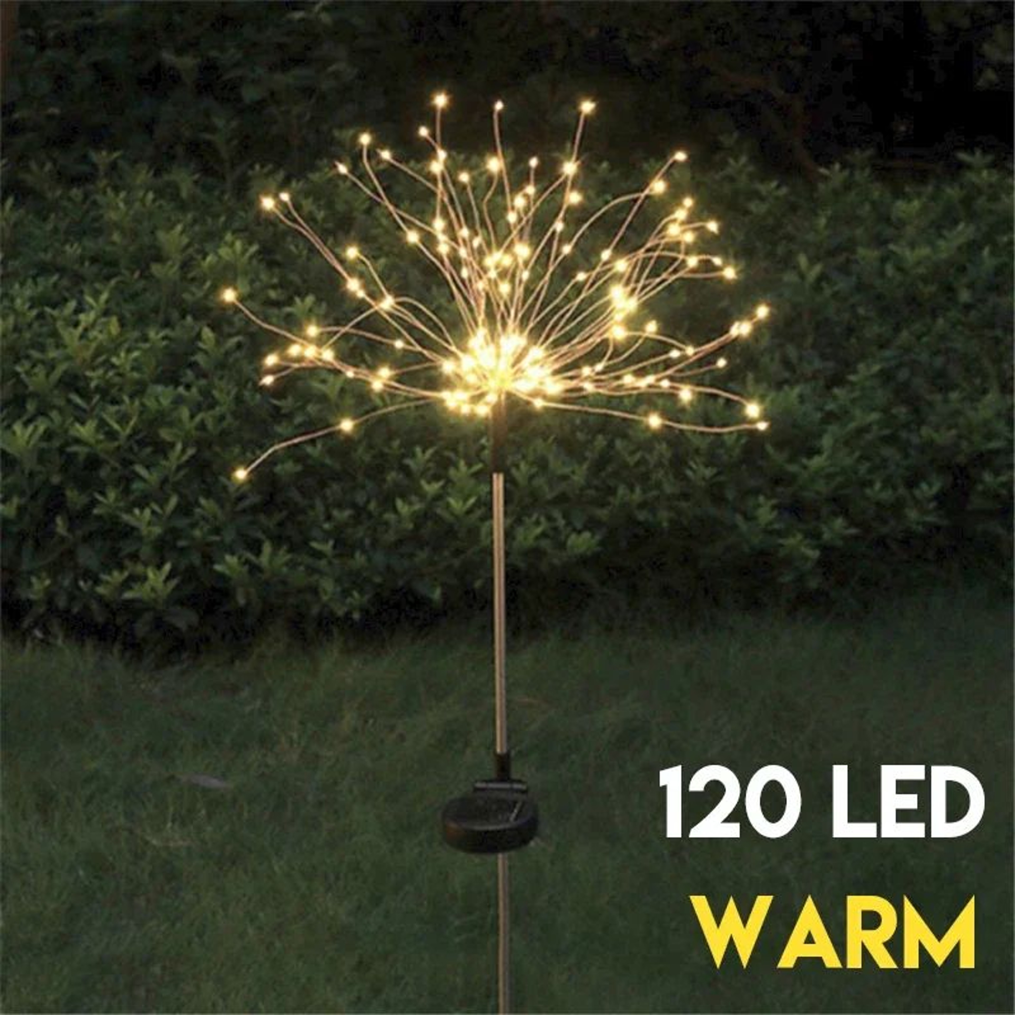 Solar LED Firework Firefly Garden Lights For Outdoor Decoration 6