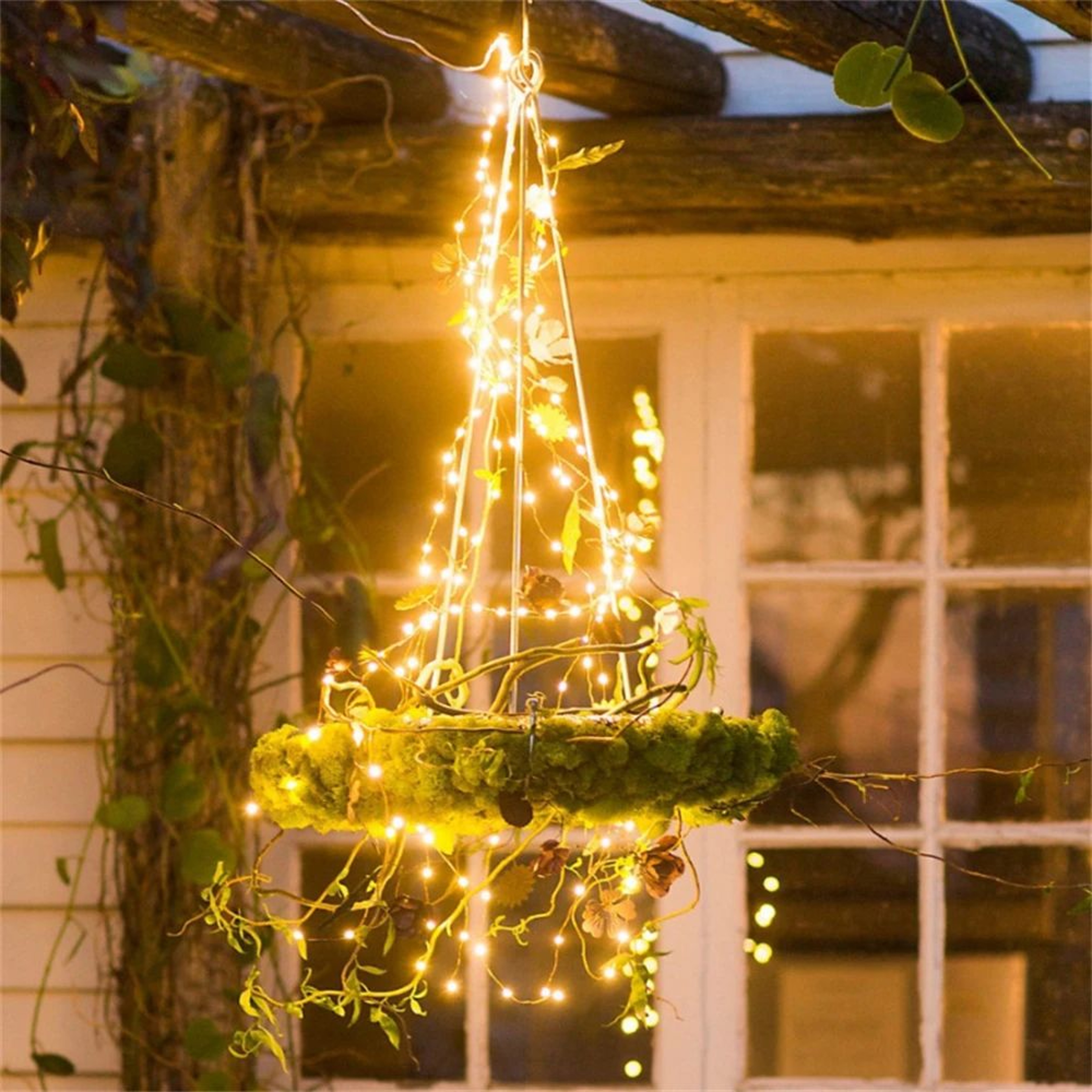 Solar LED Firefly Bunch Vine String Lights With 8 Lighting Modes 5