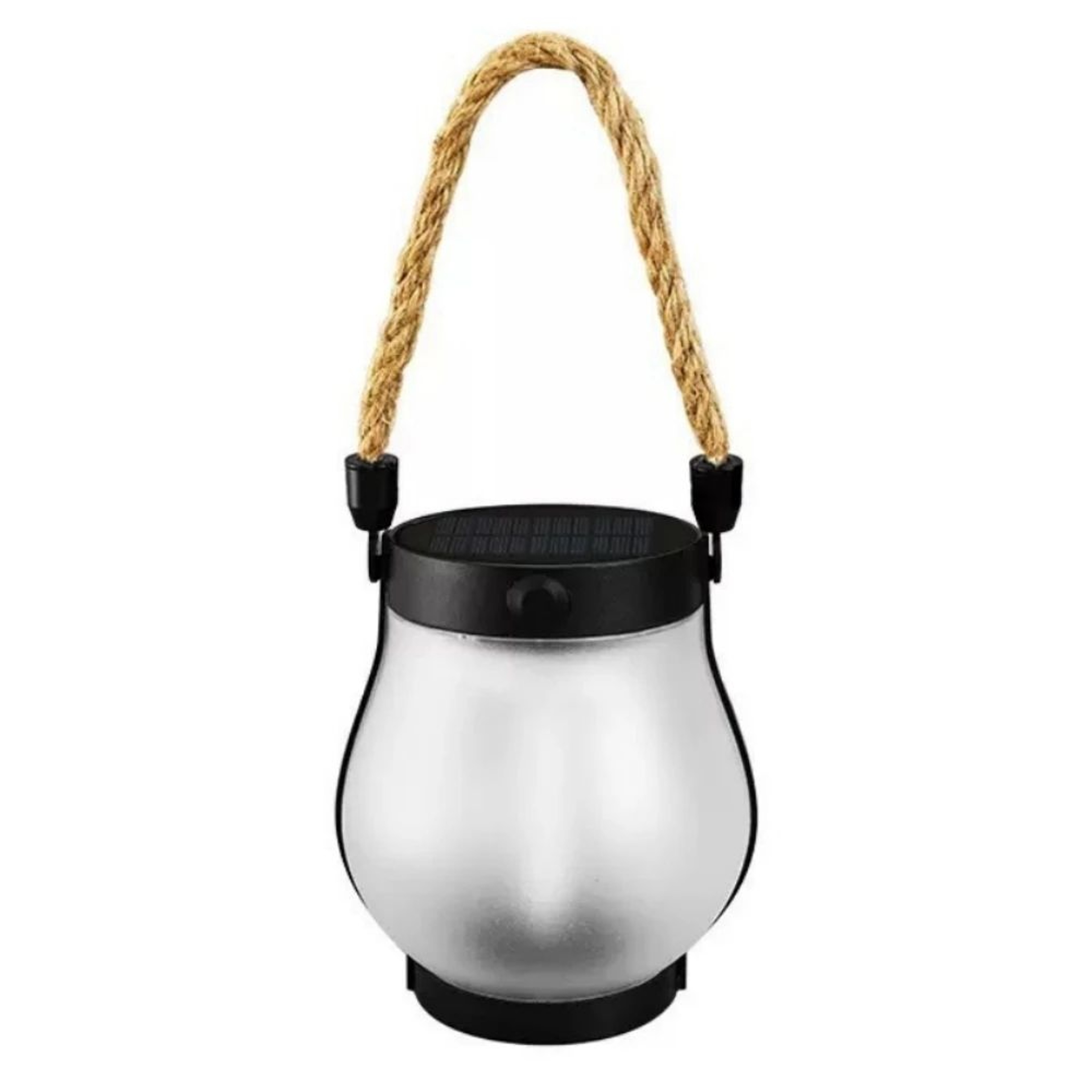 Solar USB Flickering Flame Hanging Garden Lantern 5