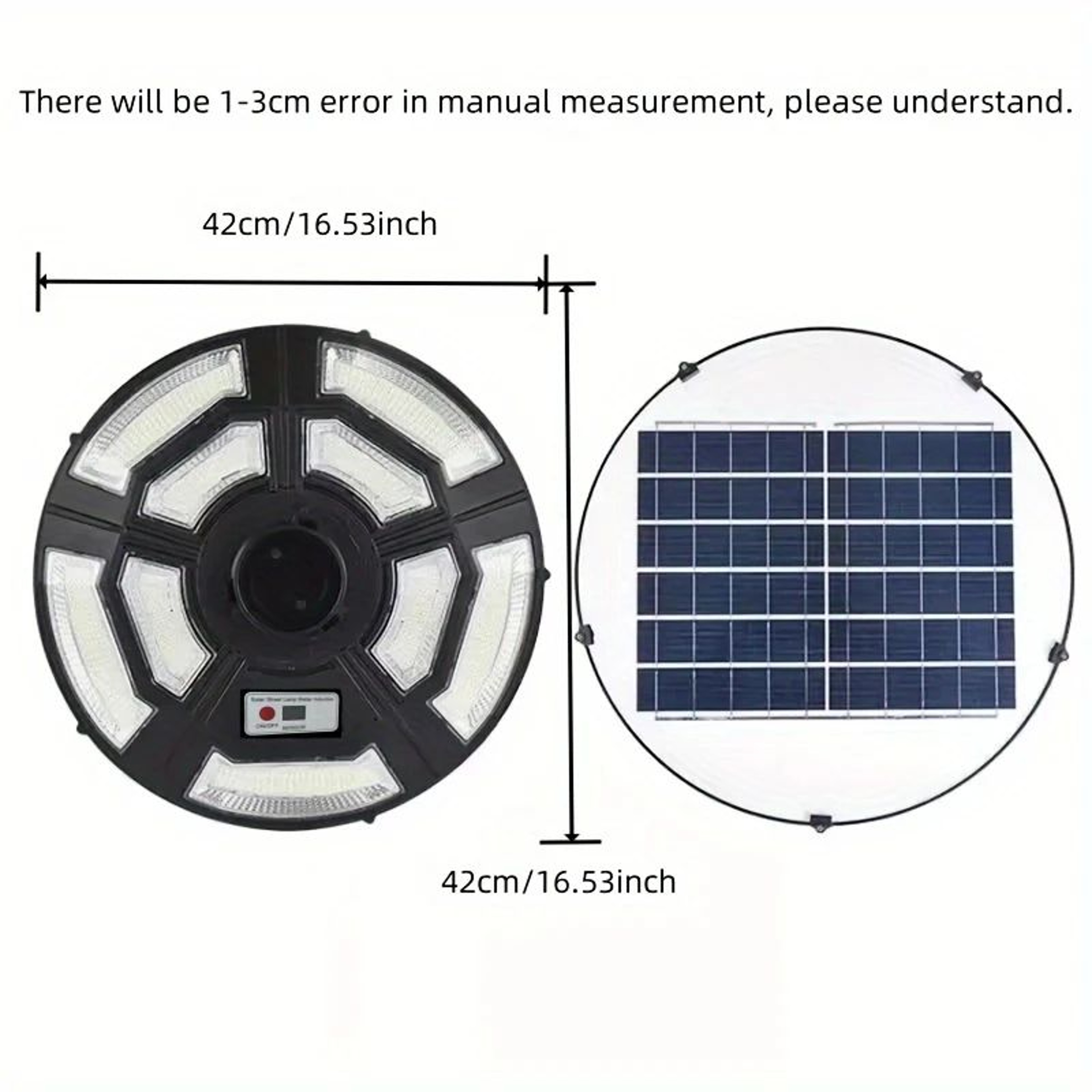 Solar UFO Motion Sensor Outdoor Yard Light 7