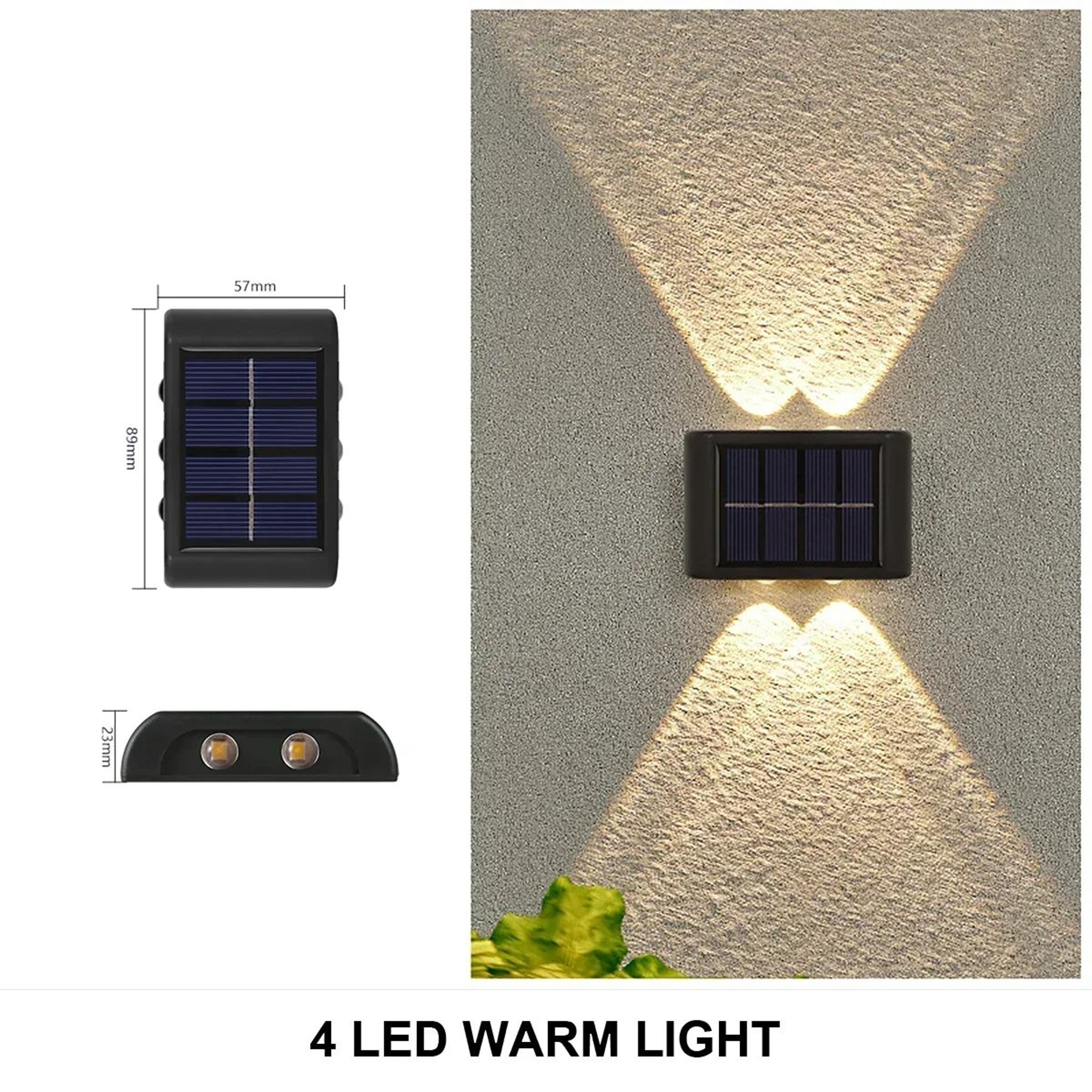 Solar LED Up And Down Outdoor Wall Lights 11