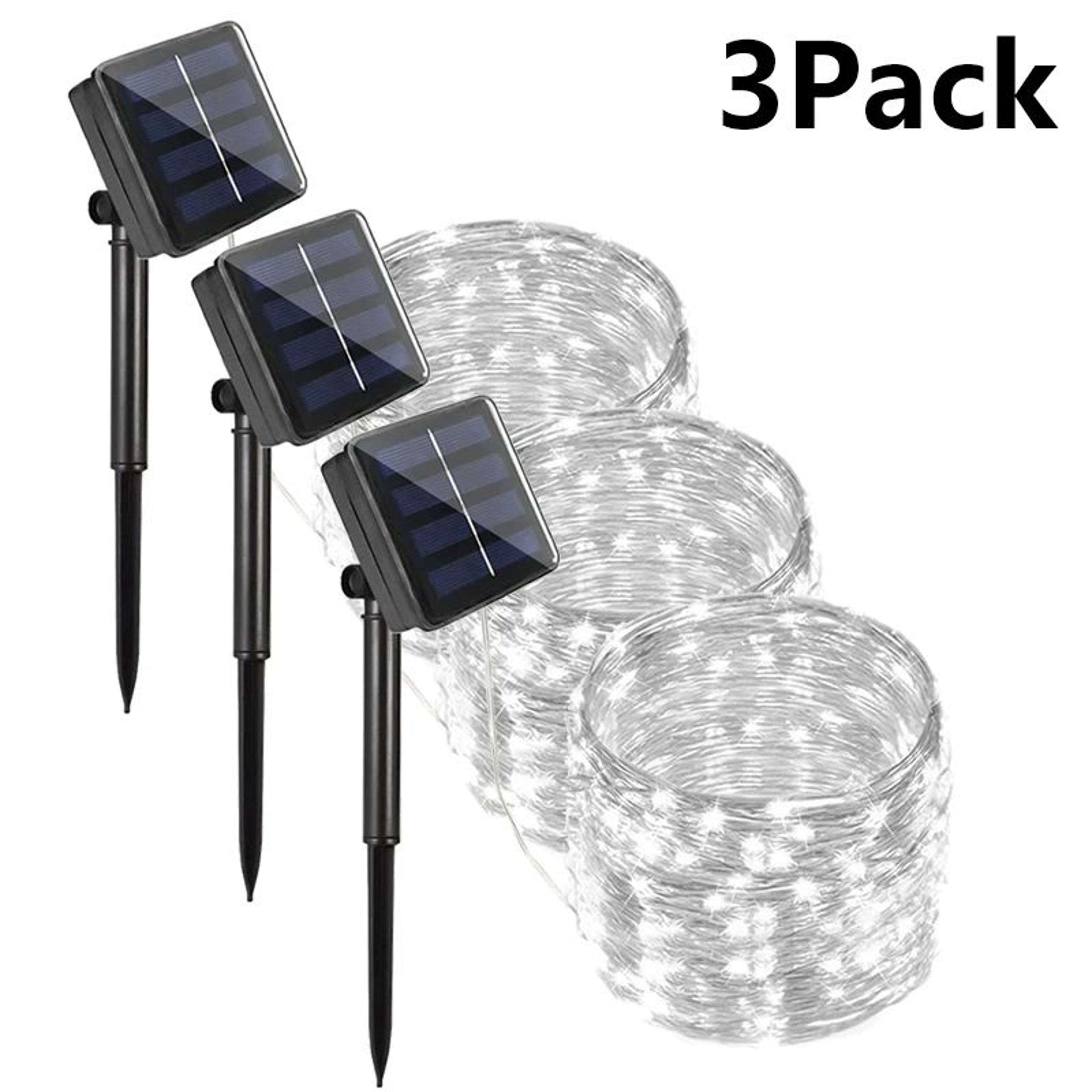Solar Twinkle Fairy Rope String Lights with 8 Modes – view 12