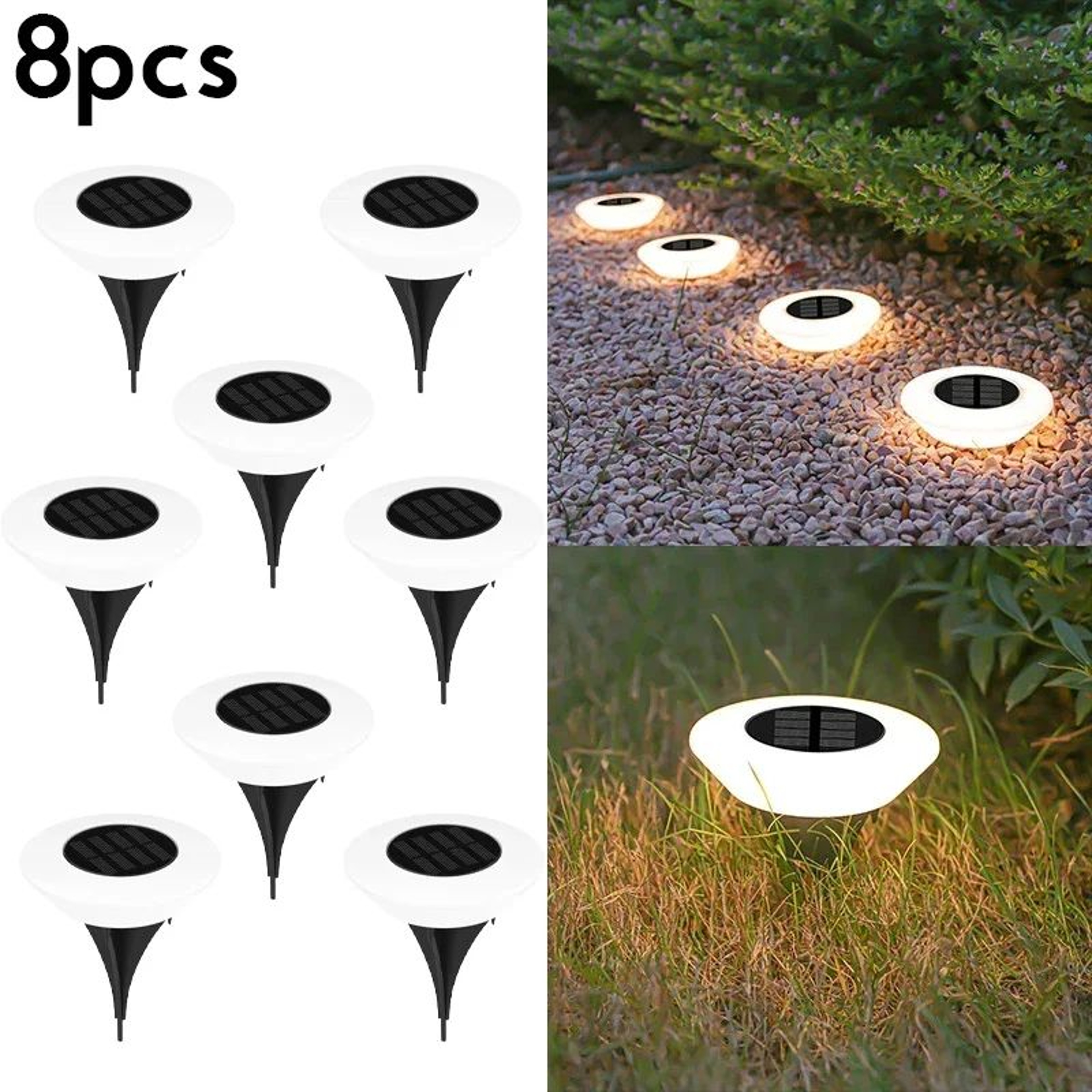 Solar LED Outdoor Garden Stake Ground Lights 8